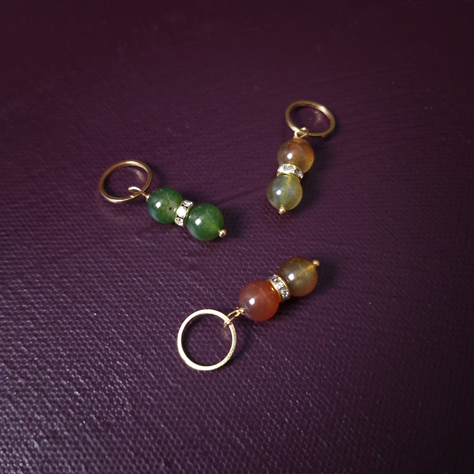 Stitch marker ~ Precious Yarn ~ Knitting notions, progress markers, progress keepers, knitting tools, crochet notions