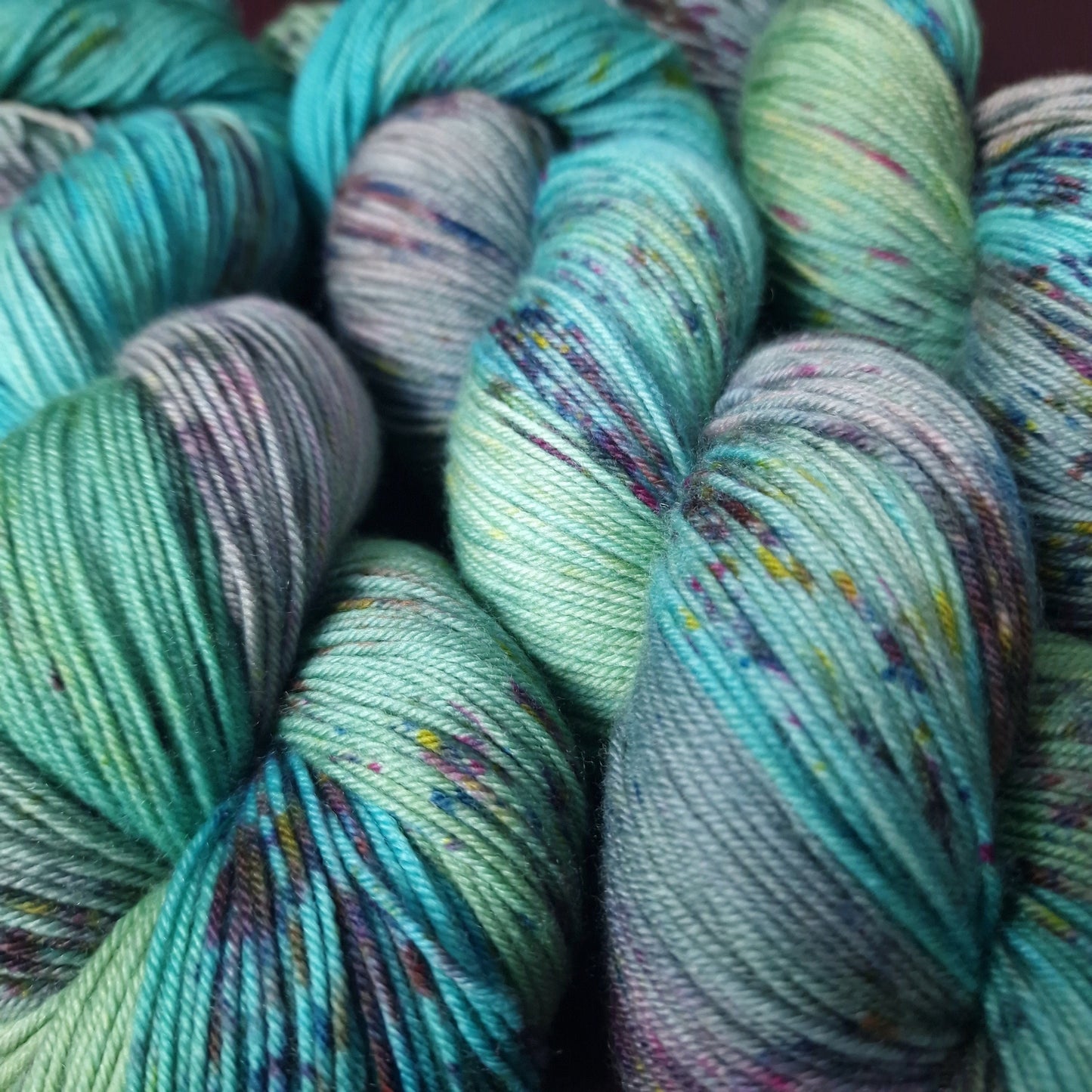 Hand dyed yarn ~ Unicorn Mermaid ***Dyed to order ~ Sock, Merino Singles, DK, Aran, Mohair Silk