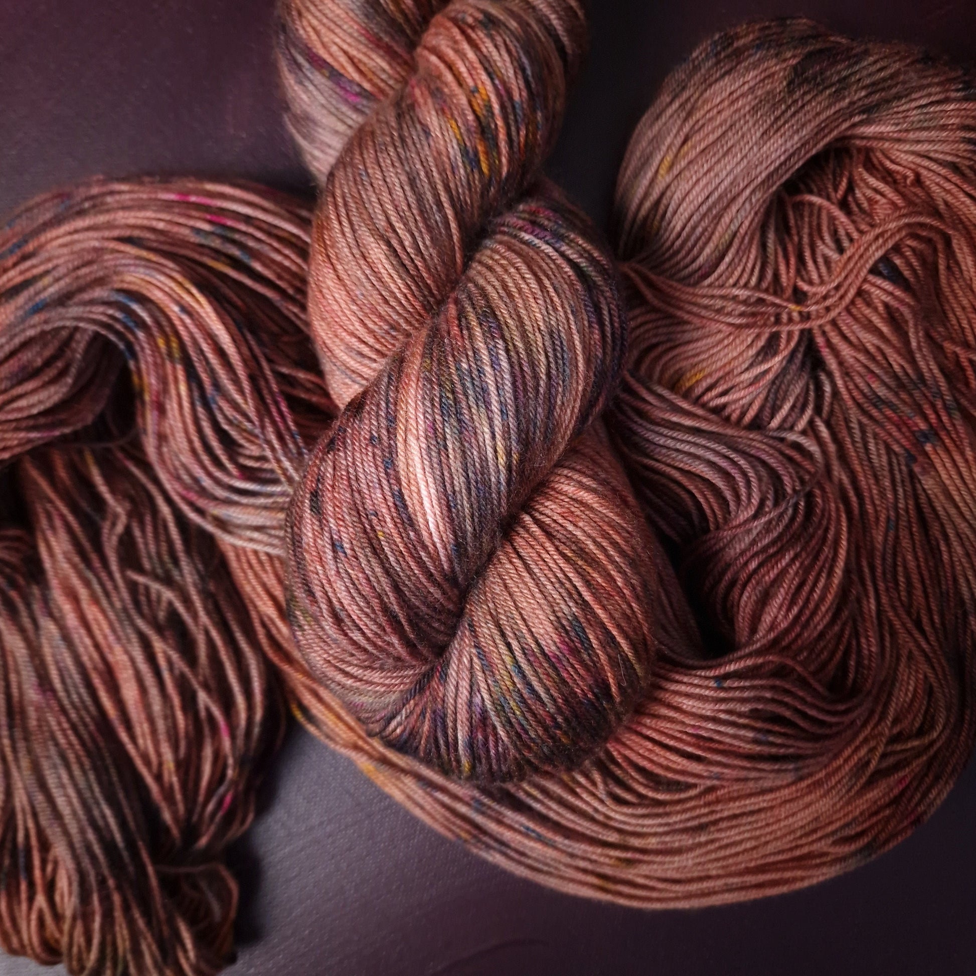 Hand dyed yarn ~ Rosewood ***Dyed to order ~ Sock, Merino Singles, DK, Aran, Mohair Silk