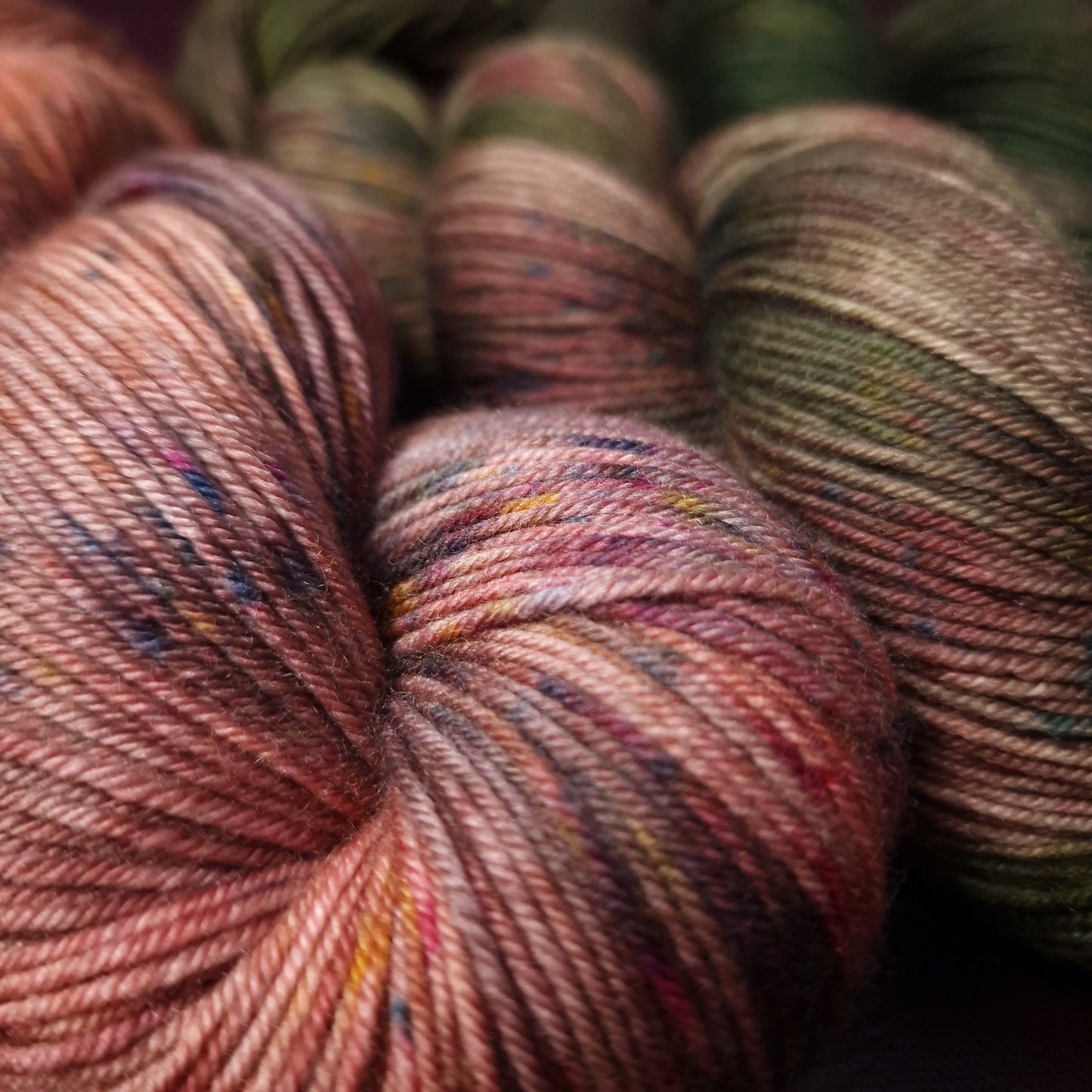 Hand dyed yarn ~ Rosewood ***Dyed to order ~ Sock, Merino Singles, DK, Aran, Mohair Silk