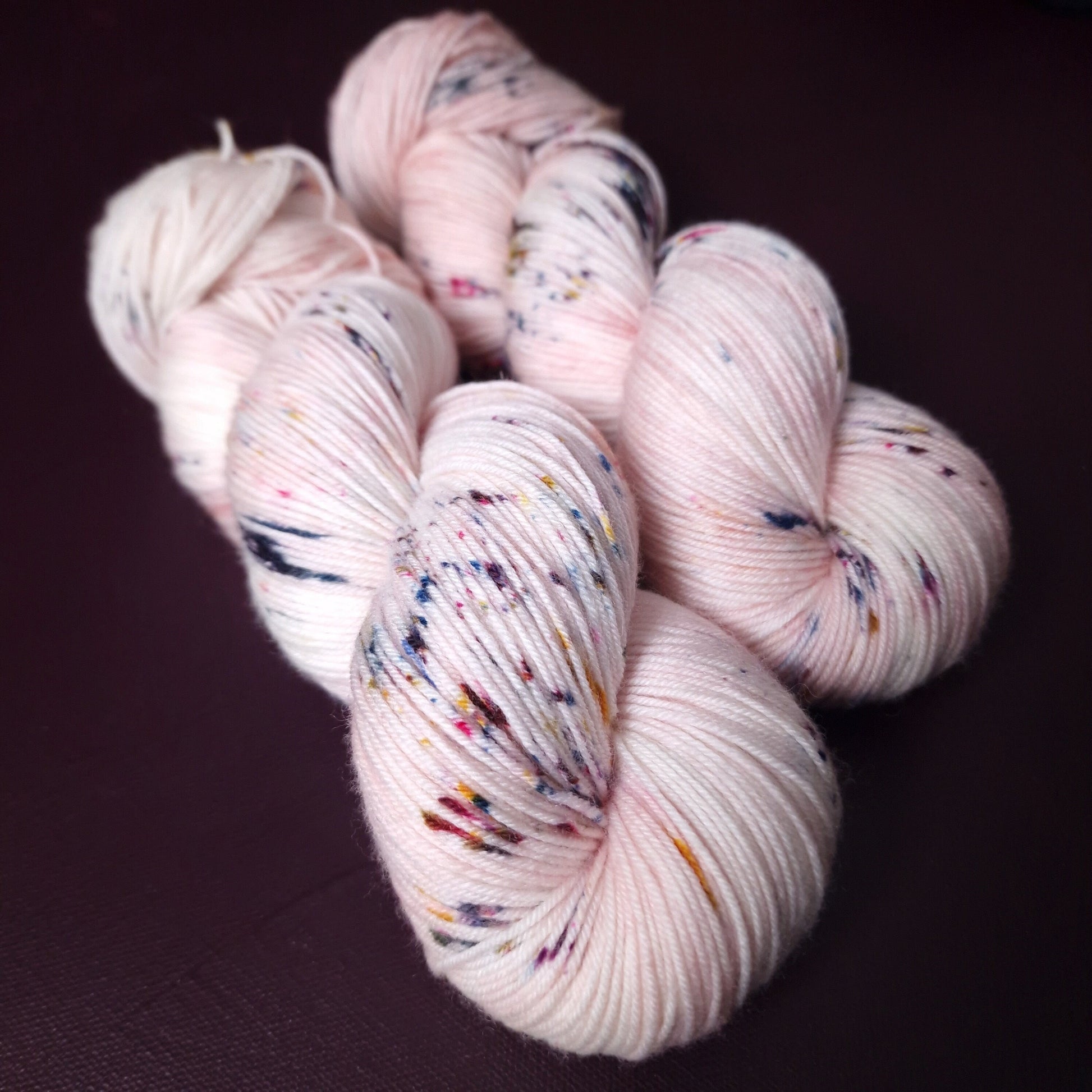Hand dyed yarn ~ Strawberry Icing ***Dyed to order ~ Sock, Merino Singles, DK, Aran, Mohair Silk