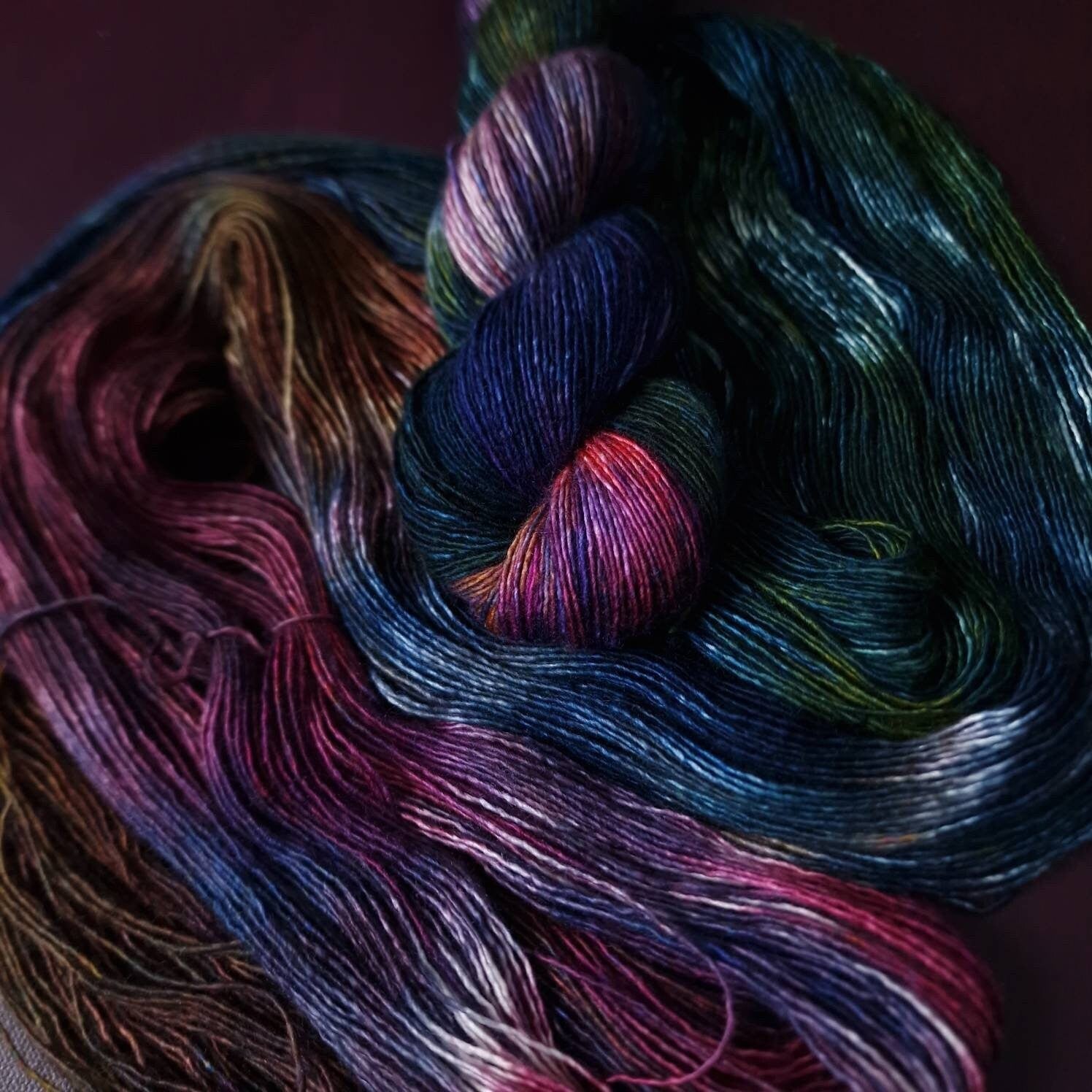 Hand dyed yarn ~ Euphoria***Dyed to order ~ Sock, Merino Singles, DK, Aran, Mohair Silk