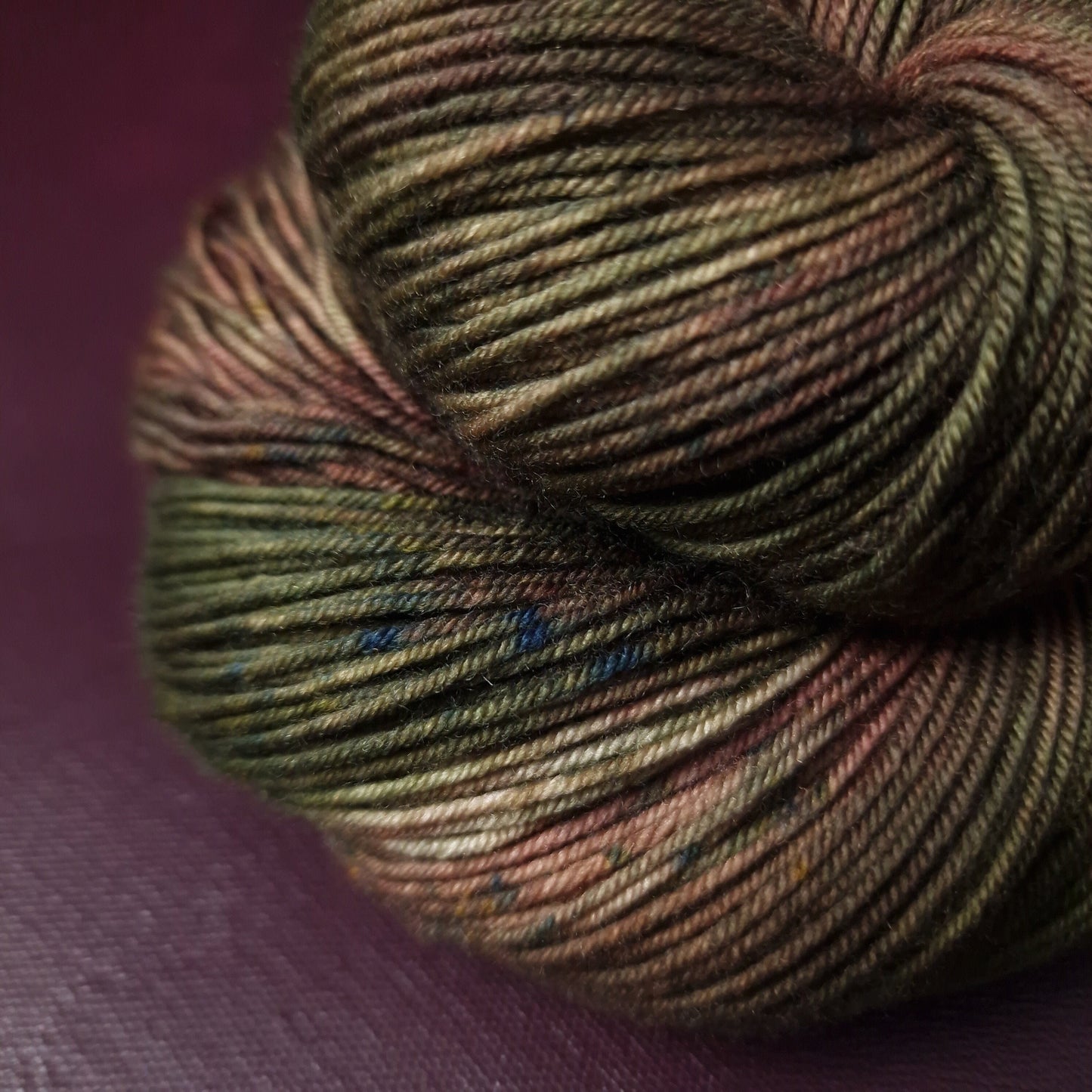 Hand dyed yarn ~ Purple Artichoke ***Dyed to order ~ Sock, Merino Singles, DK, Aran, Mohair Silk