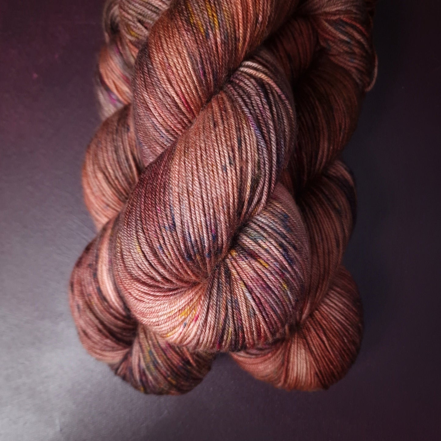 Hand dyed yarn ~ Rosewood ***Dyed to order ~ Sock, Merino Singles, DK, Aran, Mohair Silk