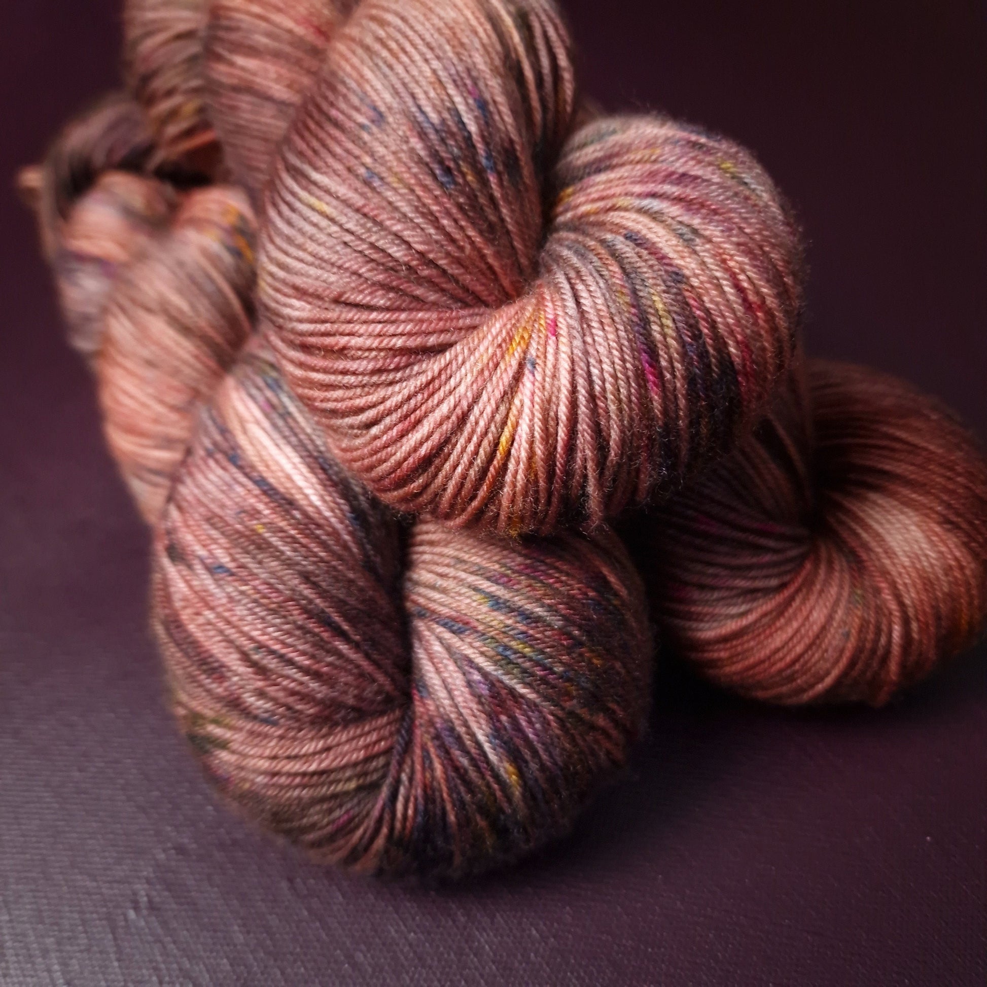 Hand dyed yarn ~ Rosewood ***Dyed to order ~ Sock, Merino Singles, DK, Aran, Mohair Silk