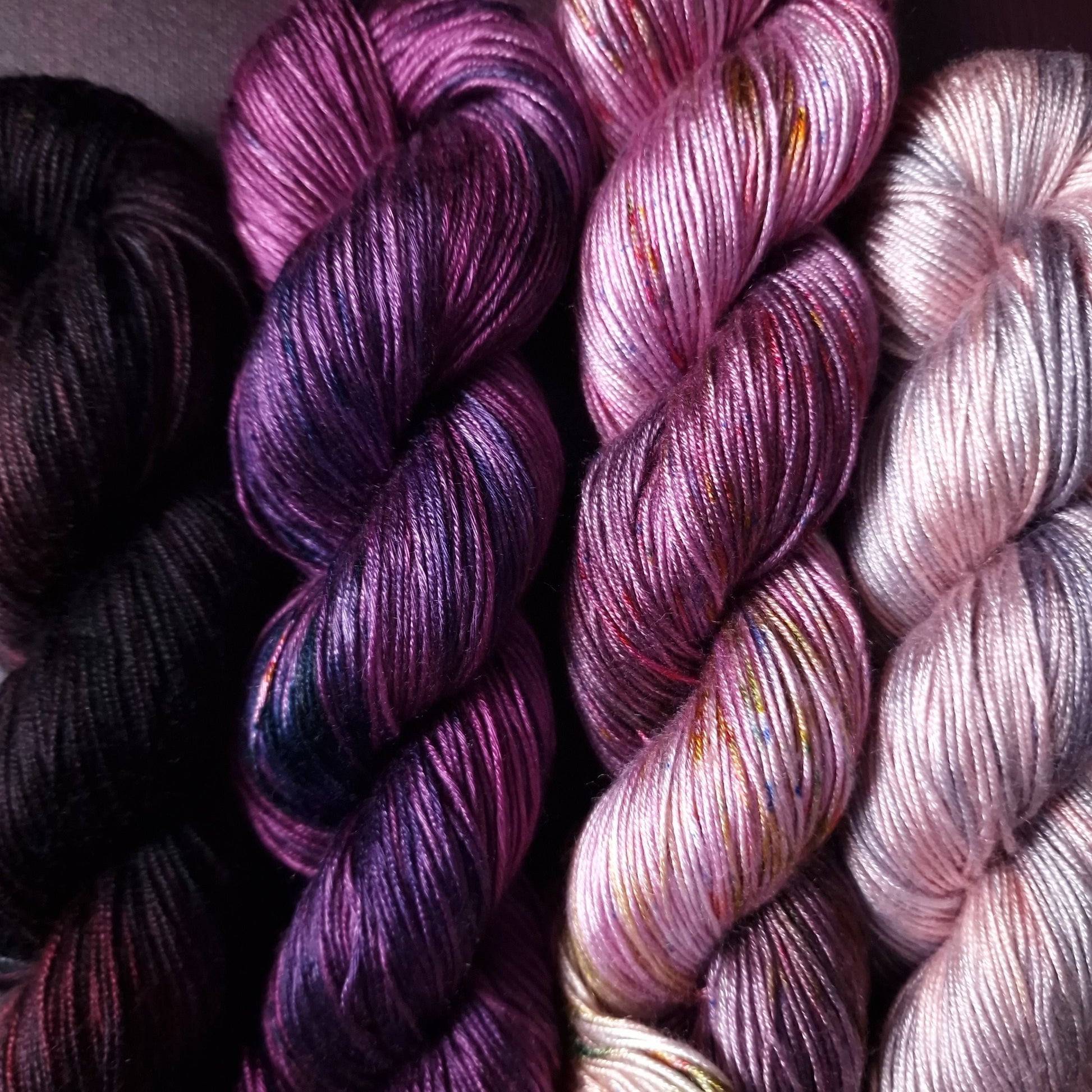 Hand dyed yarn ~ Fade Set*** Dyed to order ~ Mrs. Roberston's Rose Garden ~ tencel yarn, bamboo yarn, vegan, hand painted, fingering, DK