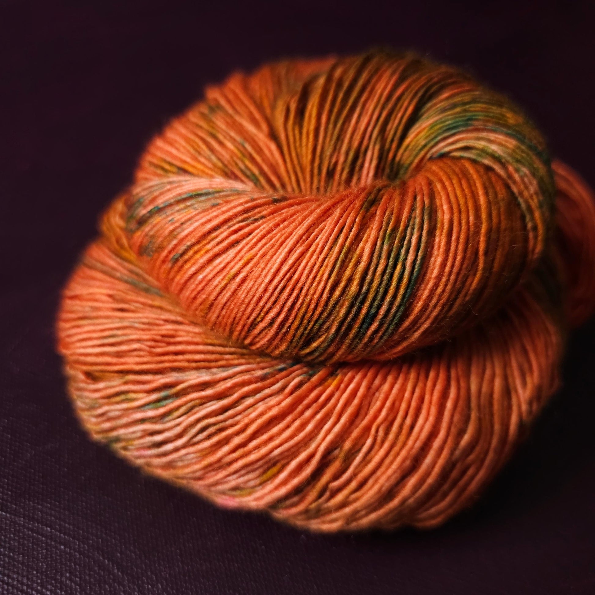 Coral Wonders, hand dyed gradient wool yarn, gifts for knitters, gold lurex sock yarn, colorful knitting supplies, merino crochet yarn