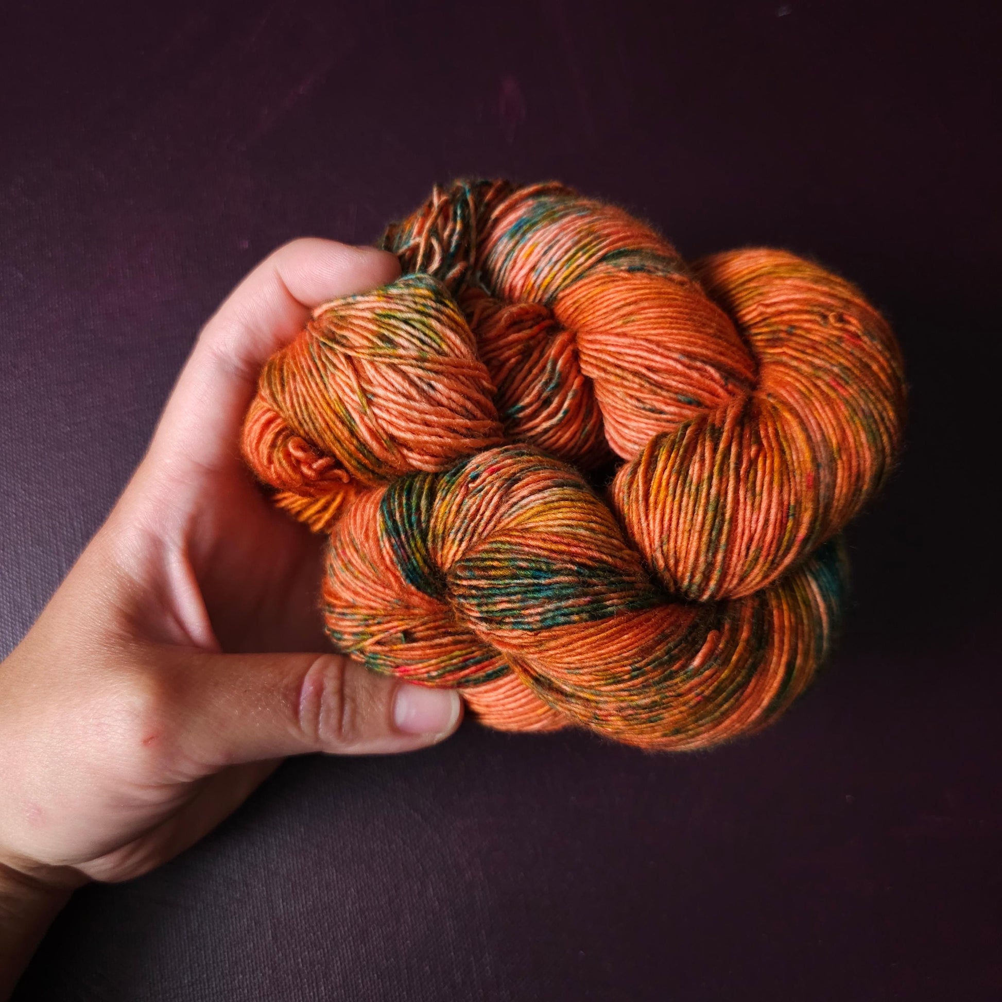 Coral Wonders, hand dyed gradient wool yarn, gifts for knitters, gold lurex sock yarn, colorful knitting supplies, merino crochet yarn