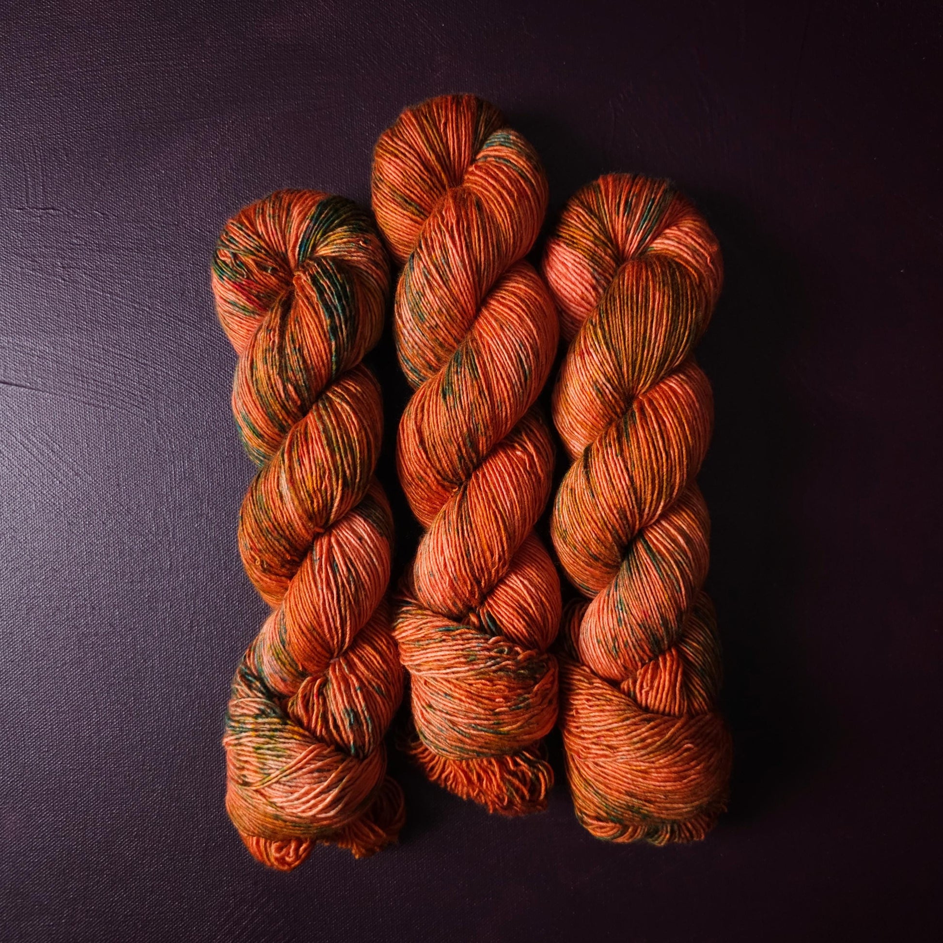 Coral Wonders, hand dyed gradient wool yarn, gifts for knitters, gold lurex sock yarn, colorful knitting supplies, merino crochet yarn