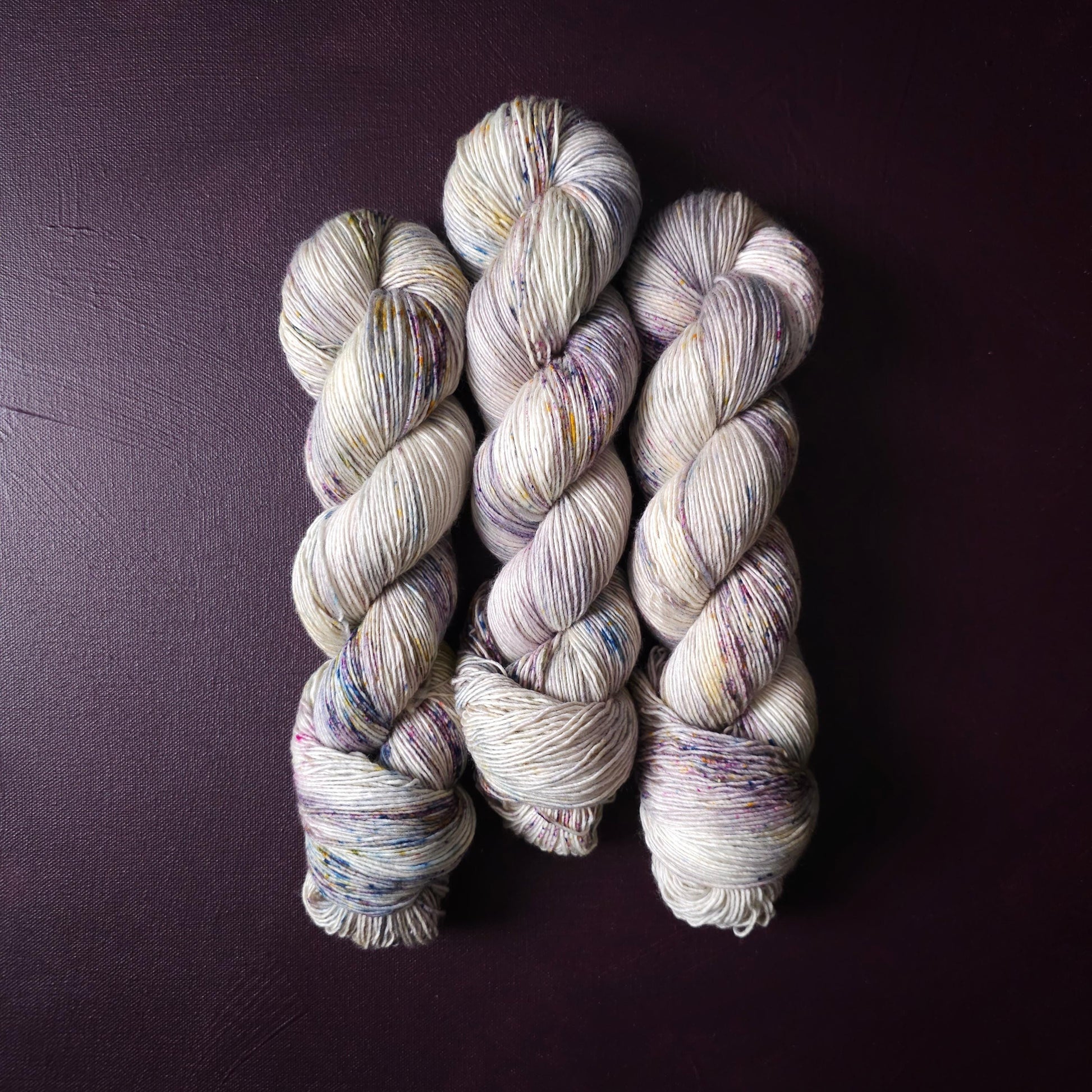Desert Stone, hand dyed merino singles yarn, gifts for knitters, gold lurex sock yarn, colorful knitting supplies, merino crochet yarn