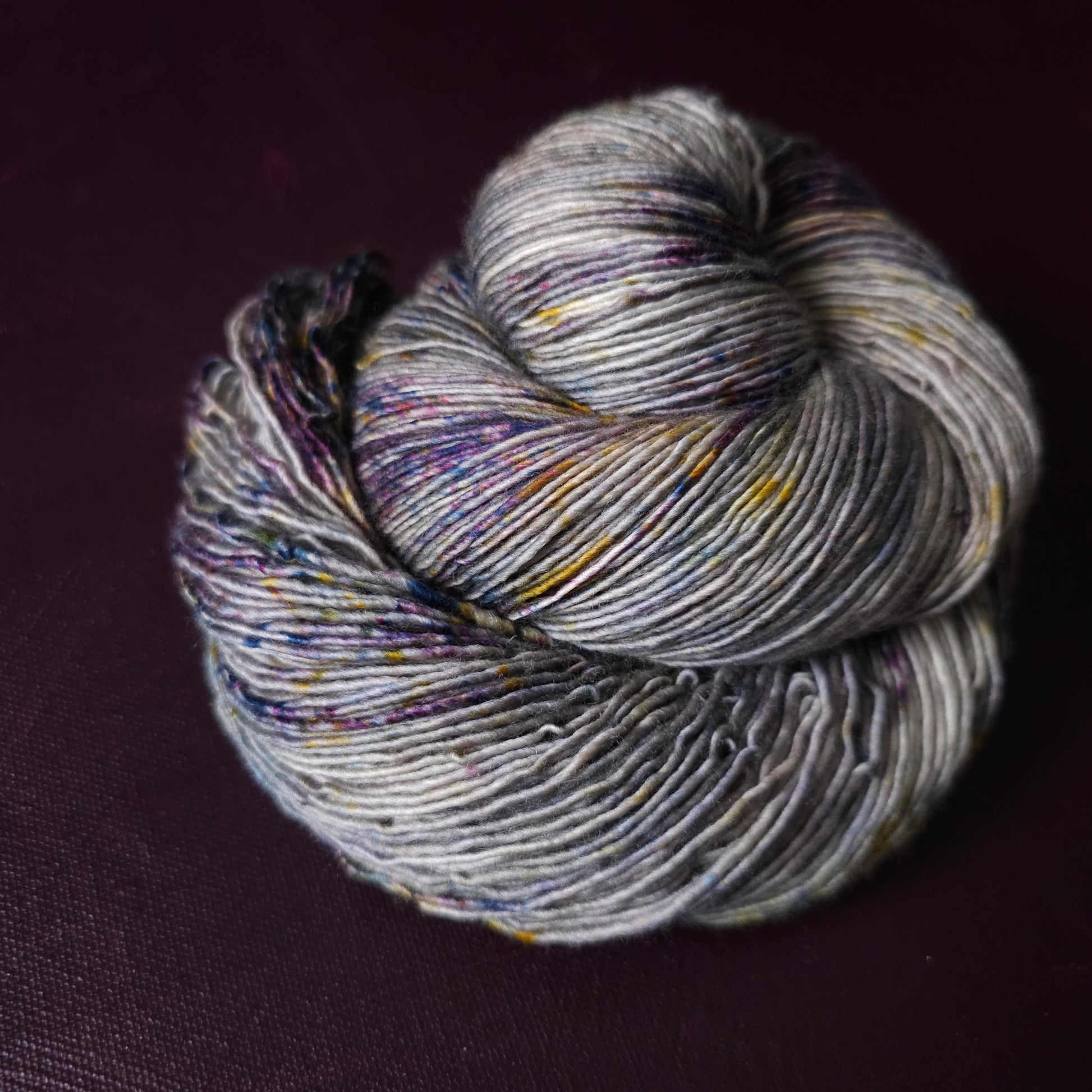 Stone Of Wisdome, hand dyed merino singles yarn, gifts for knitters, gold lurex sock yarn, colorful knitting supplies, merino crochet yarn