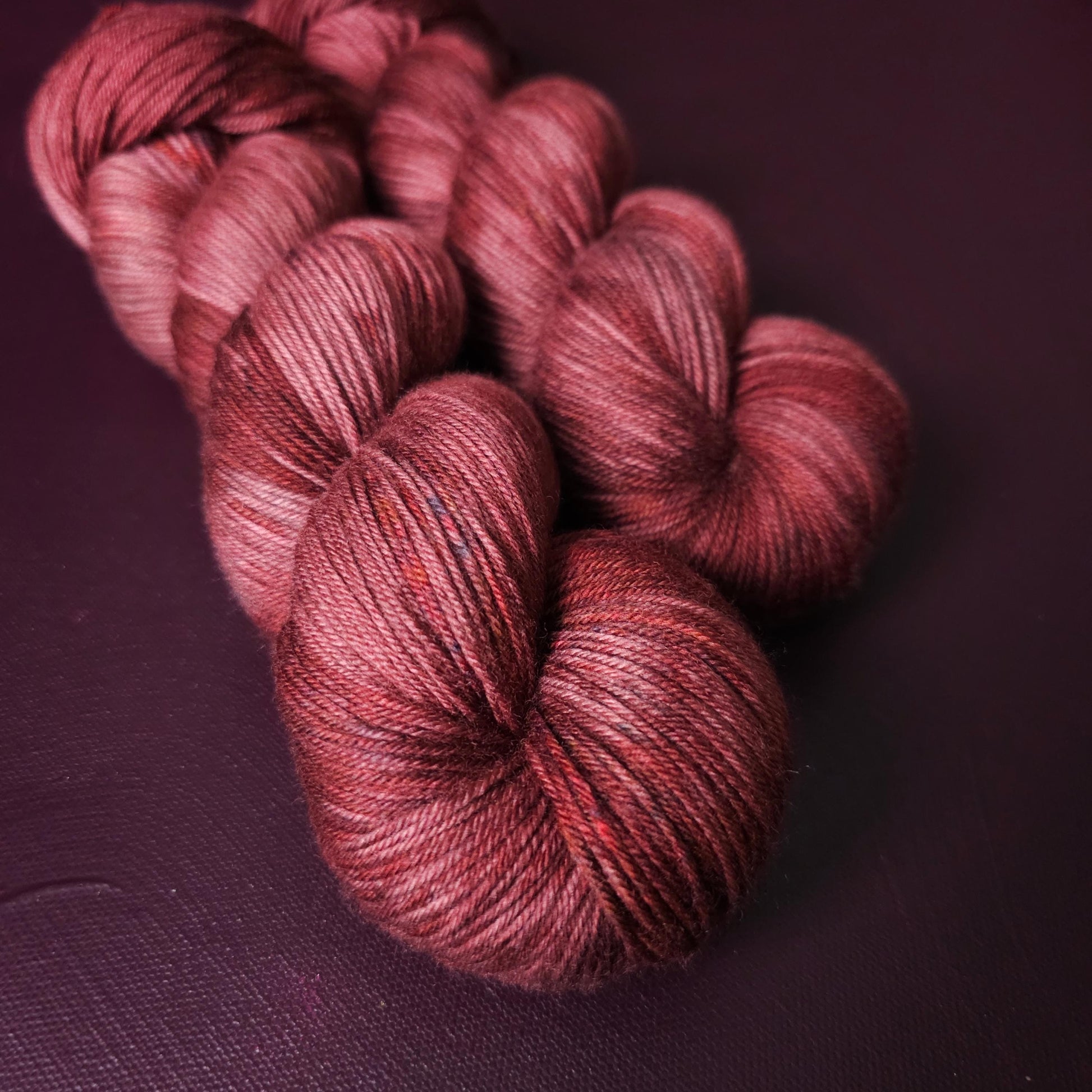 Burning Rasberry, hand dyed merino singles yarn, gifts for knitters, gold lurex sock yarn, colorful knitting supplies, merino crochet yarn