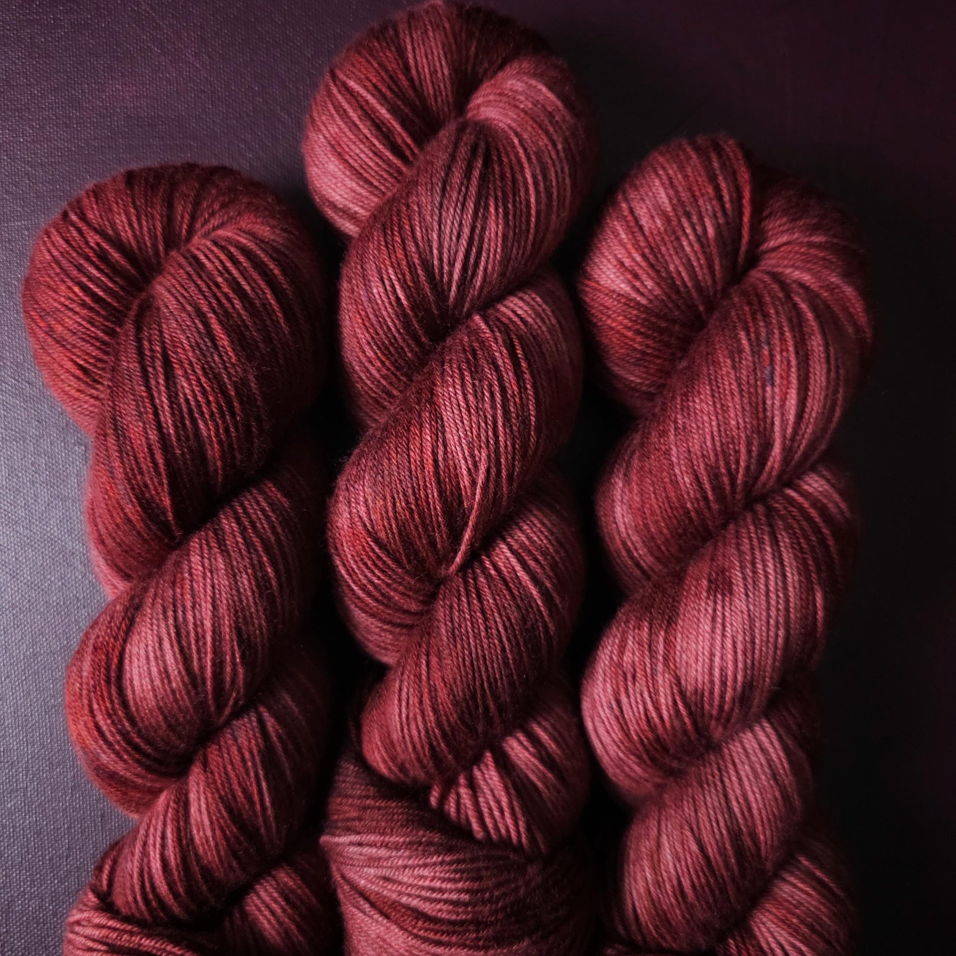 Burning Rasberry, hand dyed merino singles yarn, gifts for knitters, gold lurex sock yarn, colorful knitting supplies, merino crochet yarn