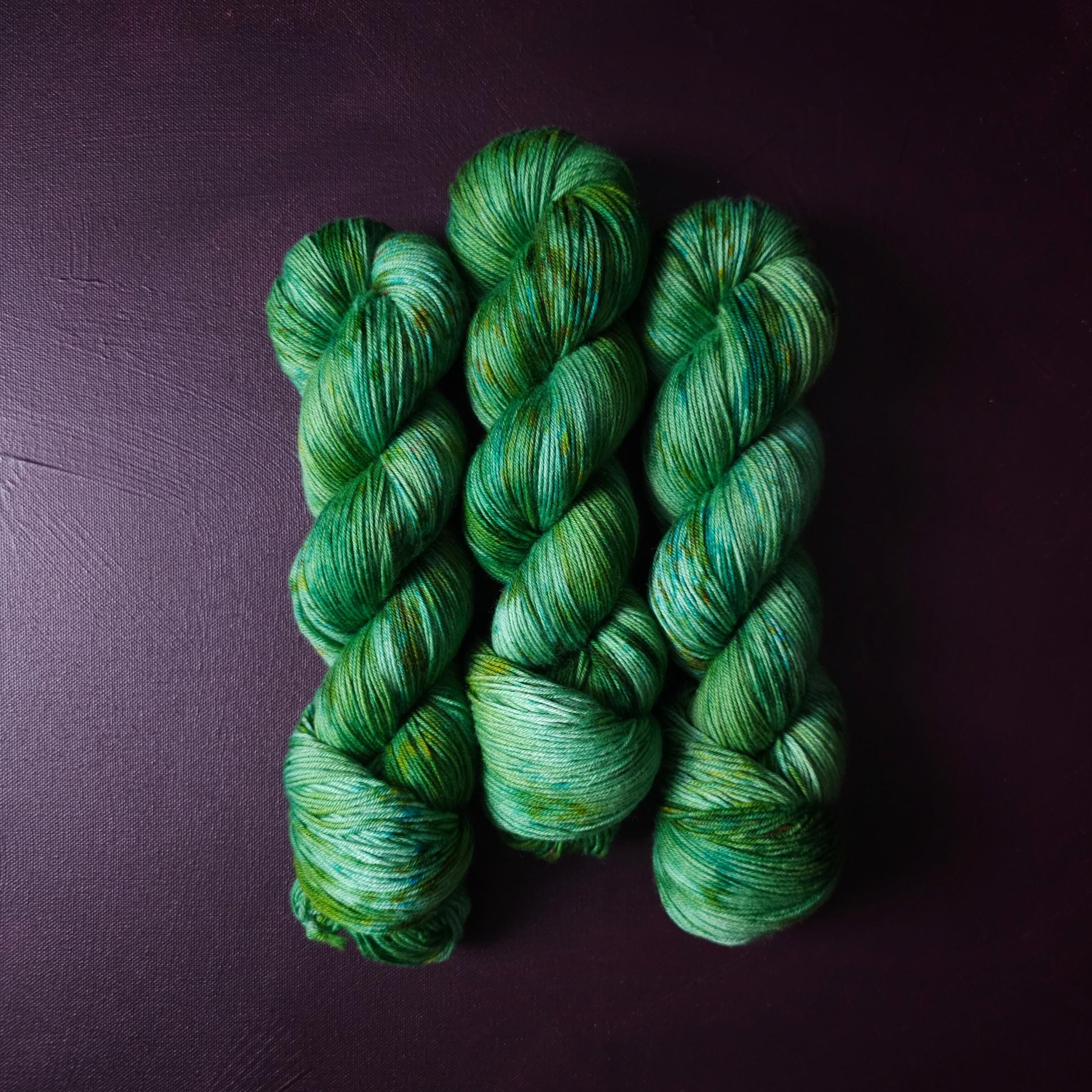 Crazy Sea Foam ~ hand dyed merino singles yarn, gifts for knitters, gold lurex sock yarn, colorful knitting supplies, merino crochet yarn