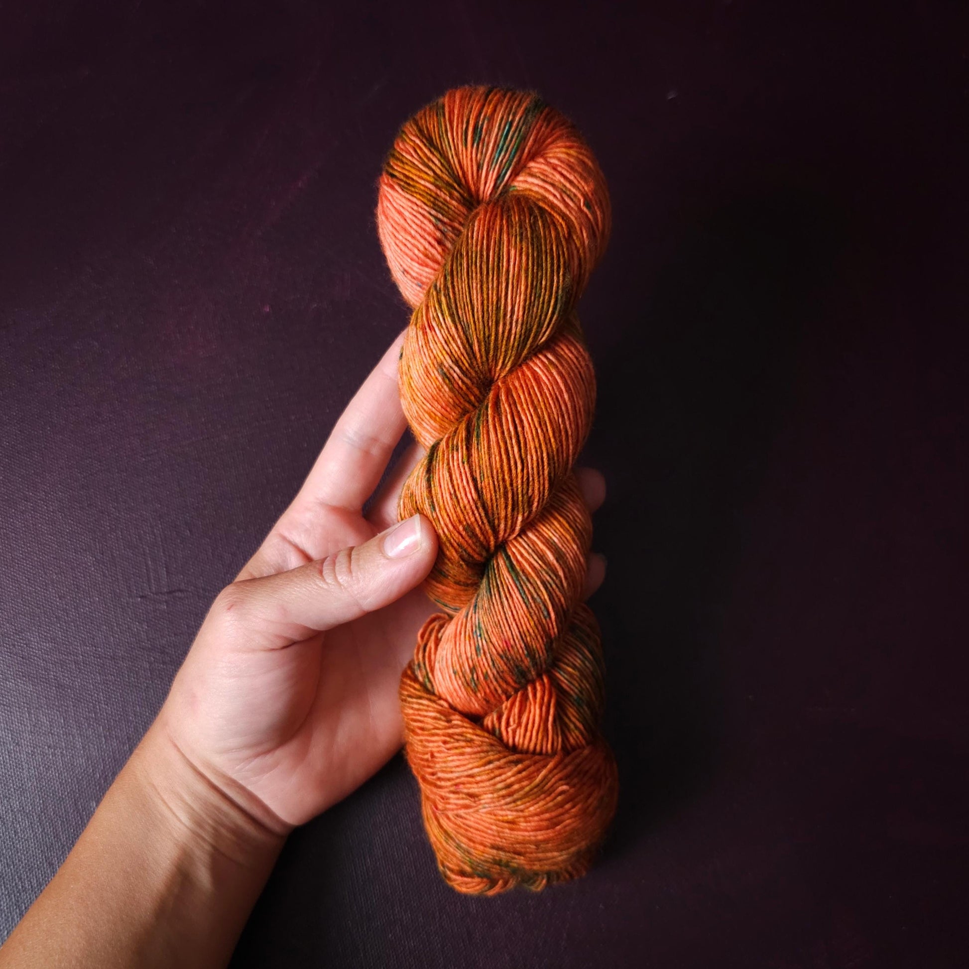 Coral Wonders, hand dyed gradient wool yarn, gifts for knitters, gold lurex sock yarn, colorful knitting supplies, merino crochet yarn