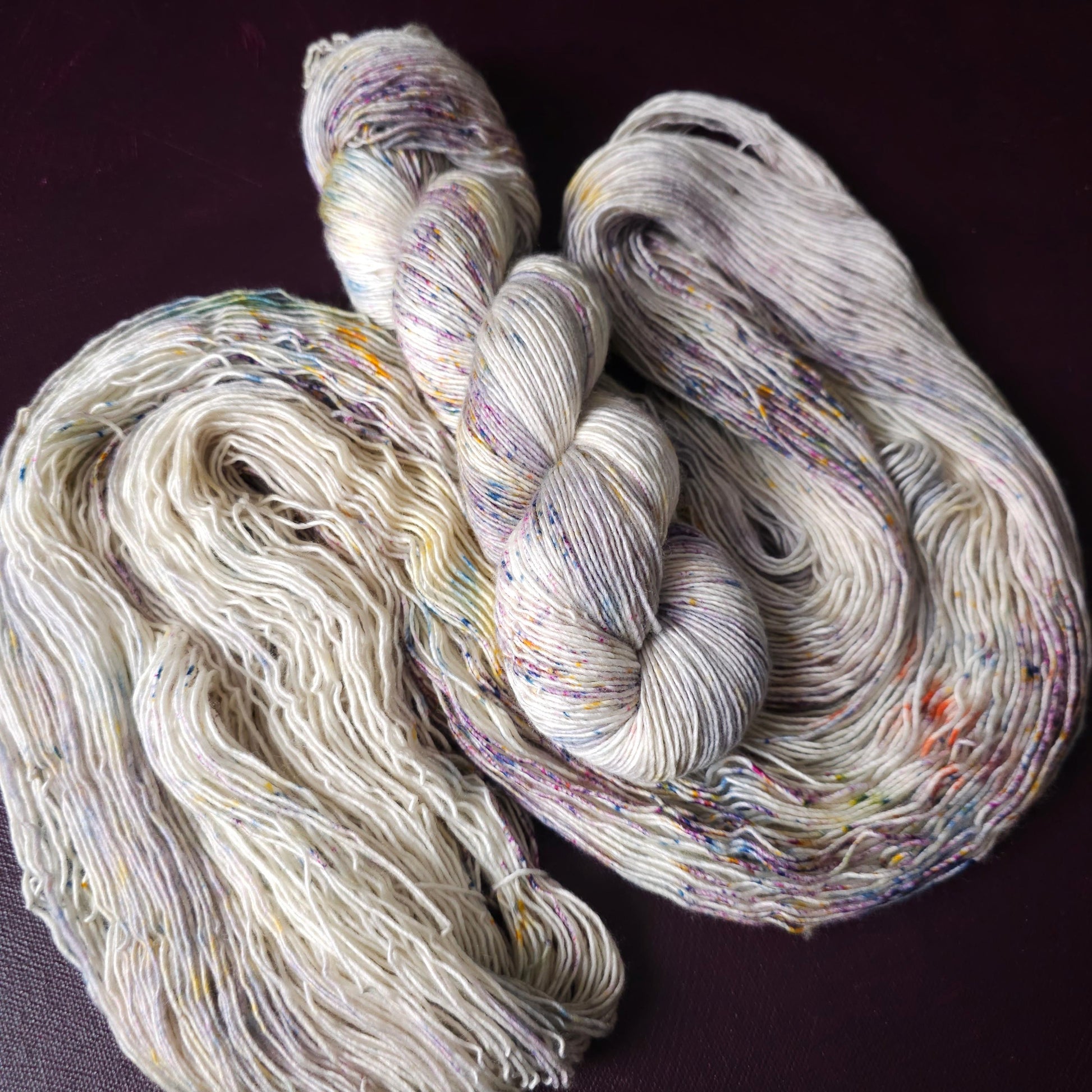 Desert Stone, hand dyed merino singles yarn, gifts for knitters, gold lurex sock yarn, colorful knitting supplies, merino crochet yarn