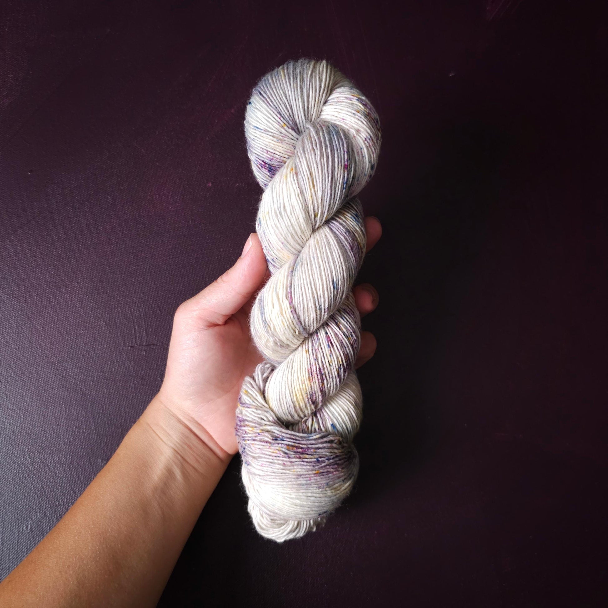 Desert Stone, hand dyed merino singles yarn, gifts for knitters, gold lurex sock yarn, colorful knitting supplies, merino crochet yarn