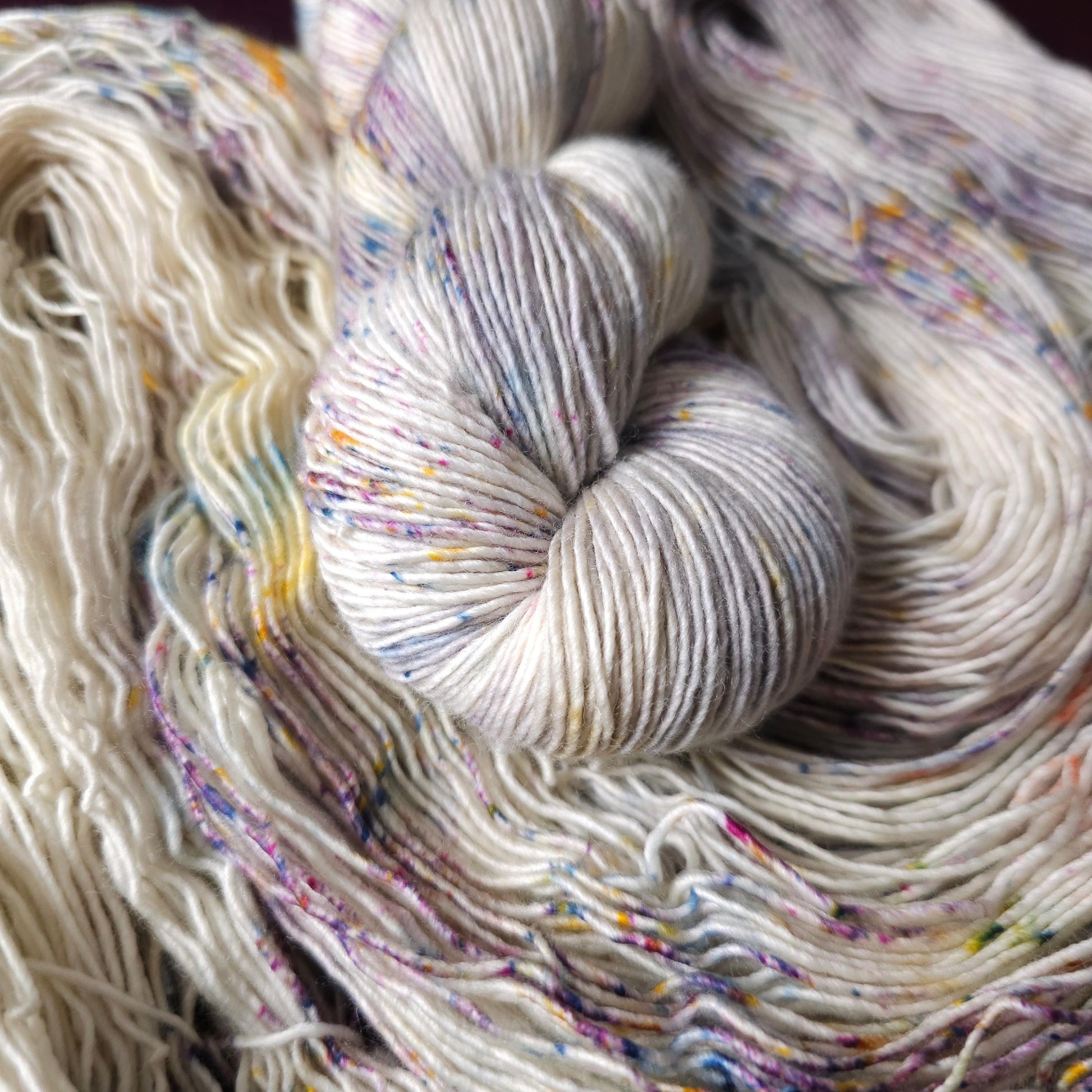 Desert Stone, hand dyed merino singles yarn, gifts for knitters, gold lurex sock yarn, colorful knitting supplies, merino crochet yarn