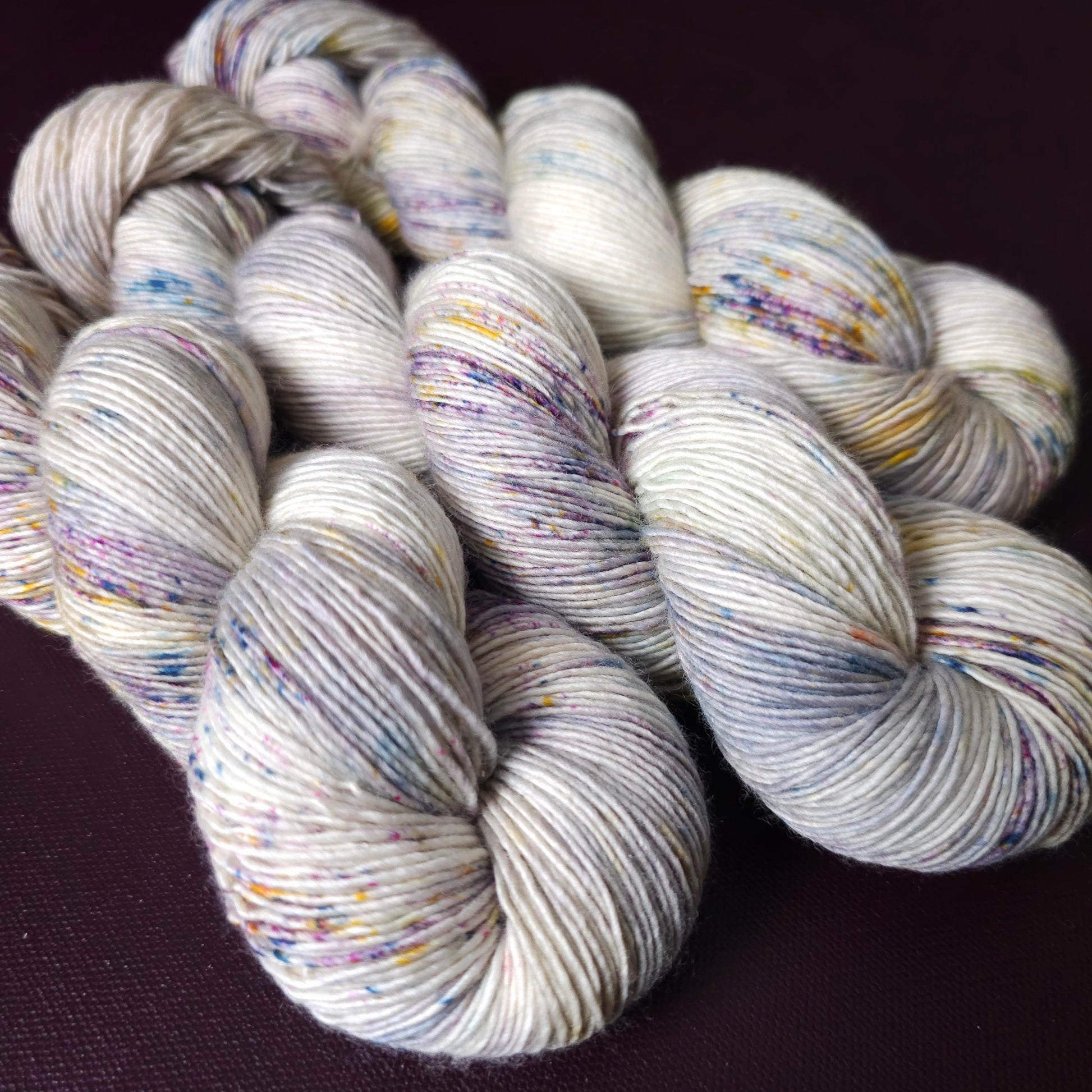 Desert Stone, hand dyed merino singles yarn, gifts for knitters, gold lurex sock yarn, colorful knitting supplies, merino crochet yarn