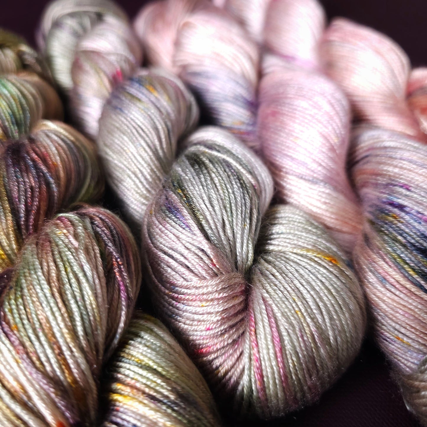 Lucky Dip, Magic Cloud, Hand Dyed Vegan Yarn, Fade Set, Tencel DK weight, Hand Painted Thread, knitting, crochet, weaving yarn