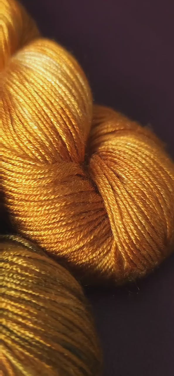 Lucky Dip, Magic Autumn, Hand Dyed Vegan Yarn, Fade Set, Tencel DK weight, Hand Painted Thread, knitting, crochet, weaving yarn