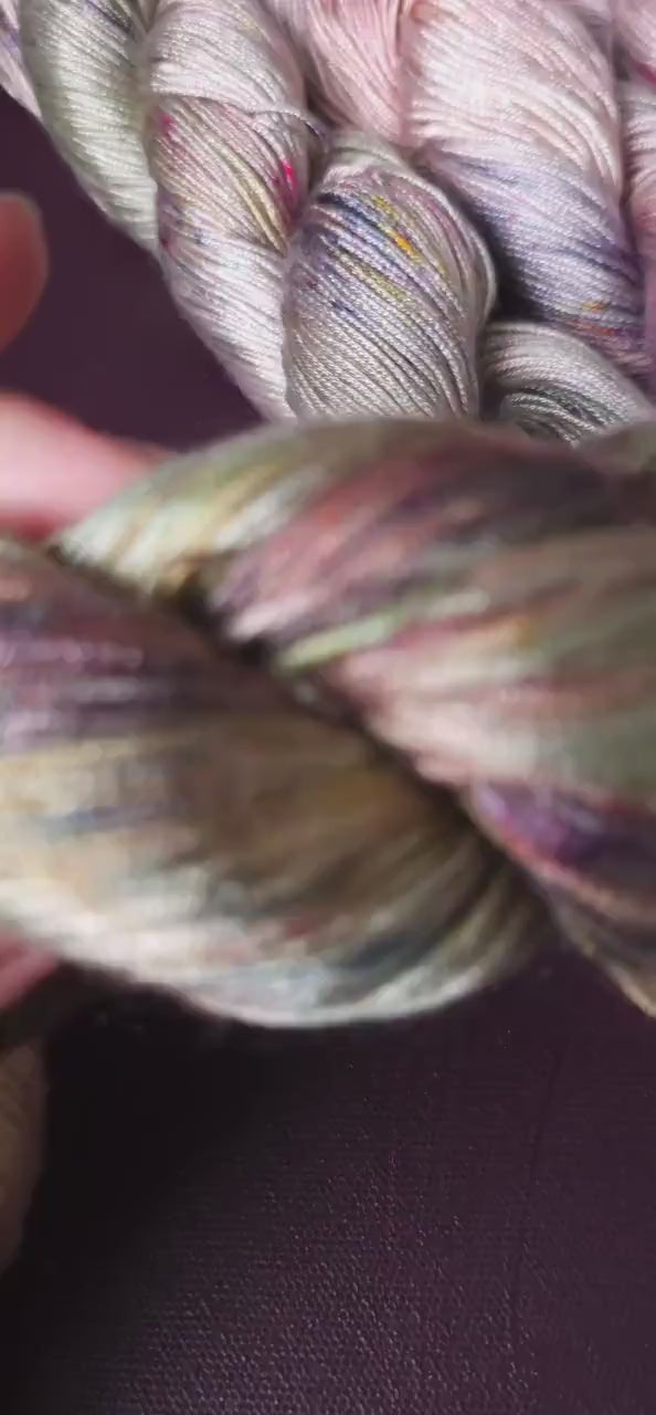 Lucky Dip, Magic Cloud, Hand Dyed Vegan Yarn, Fade Set, Tencel DK weight, Hand Painted Thread, knitting, crochet, weaving yarn