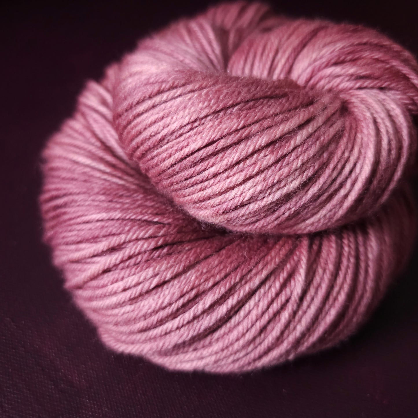 Old Rose, hand dyed merino singles yarn, gifts for knitters, gold lurex sock yarn, colorful knitting supplies, merino crochet yarn