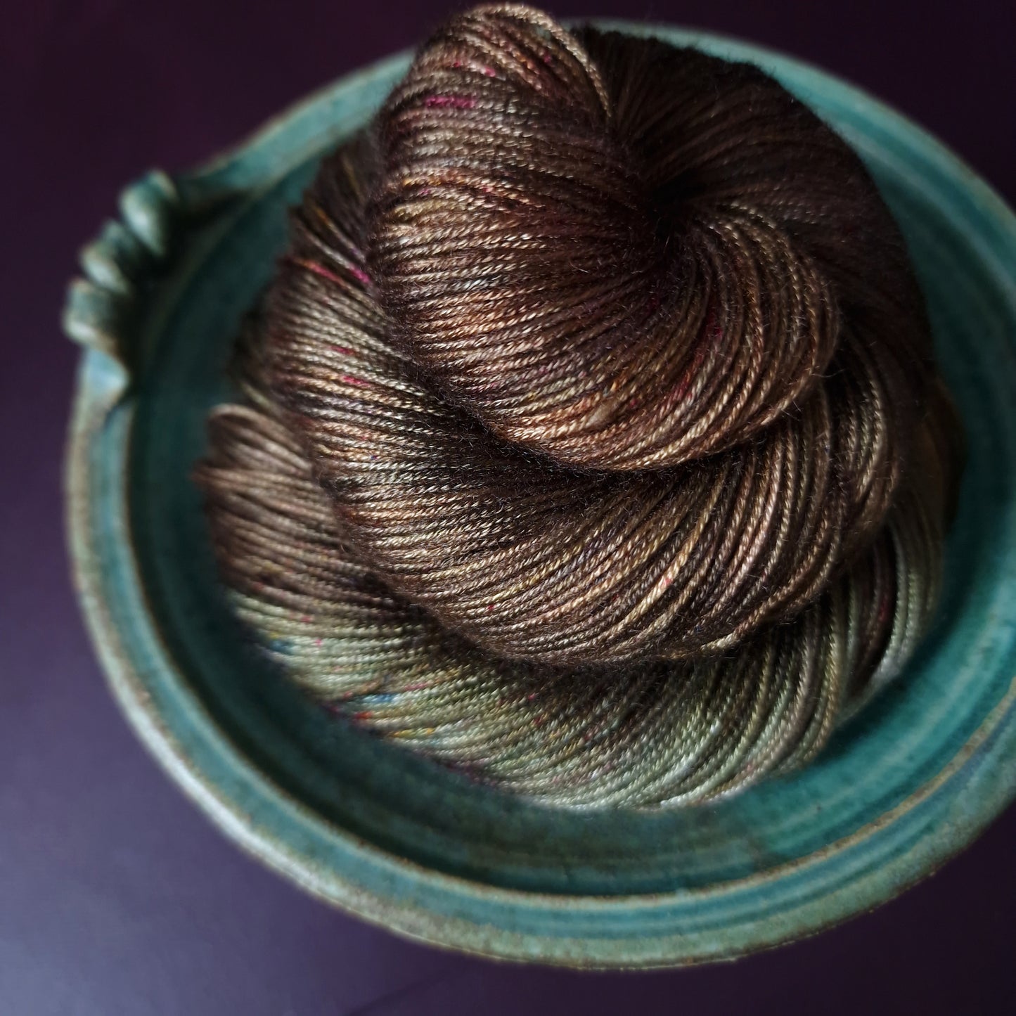 Hand dyed yarn ~ Natures Embrace *** Dyed to order ~ fingering / DK weight tencel OR bamboo yarn, vegan, hand painted