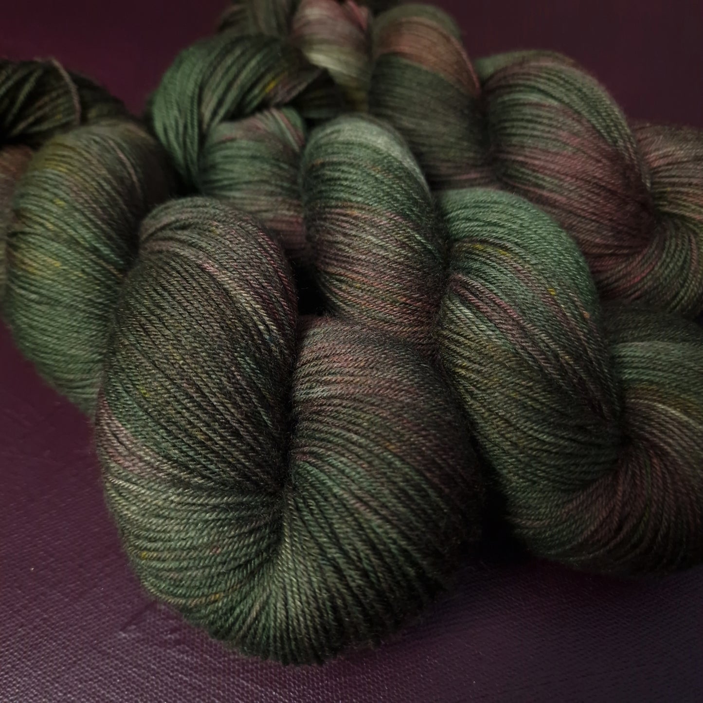 Hand dyed yarn ~ Moody Artichoke ***Dyed to order ~ Sock, Merino Singles, DK, Aran, Mohair Silk