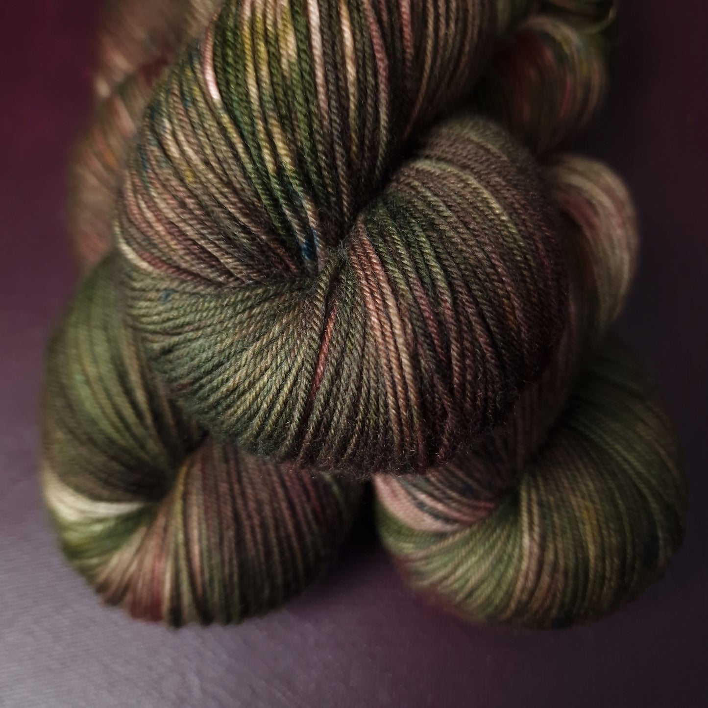 Hand dyed yarn ~ Purple Artichoke ***Dyed to order ~ Sock, Merino Singles, DK, Aran, Mohair Silk