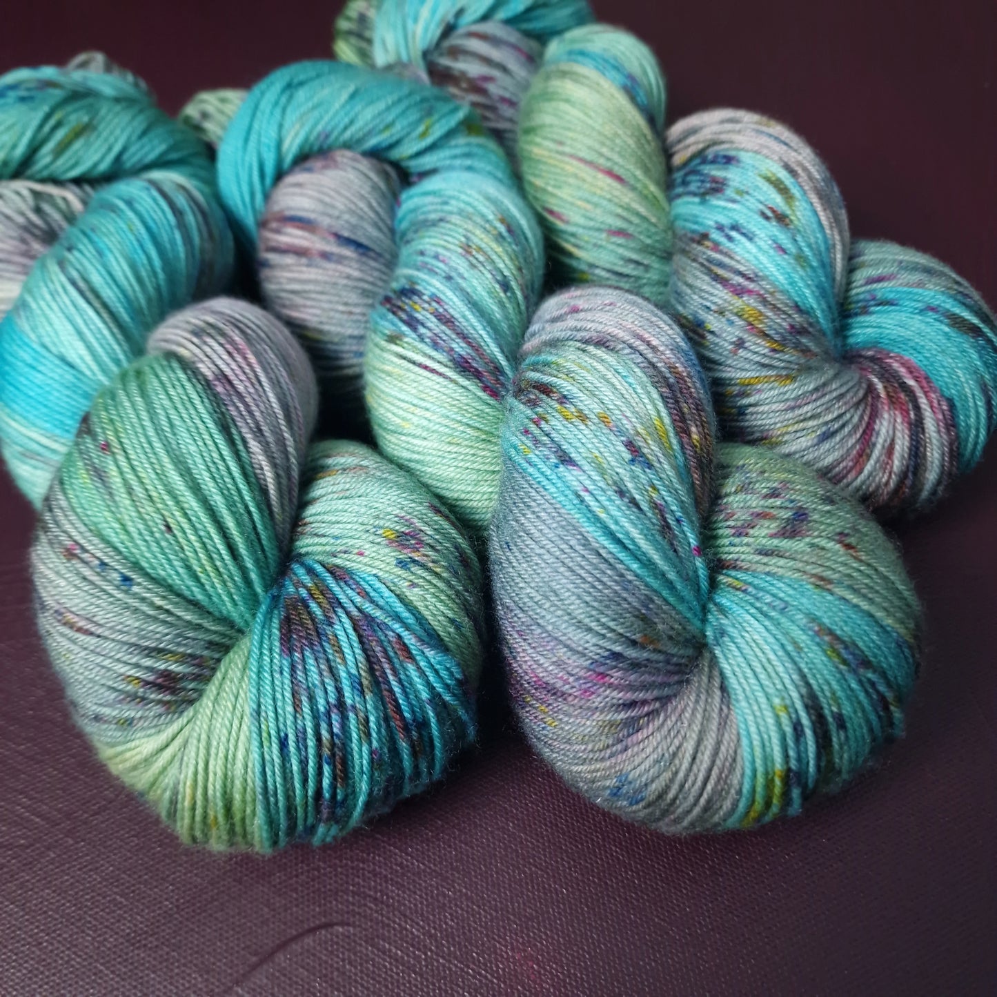 Hand dyed yarn ~ Unicorn Mermaid ***Dyed to order ~ Sock, Merino Singles, DK, Aran, Mohair Silk