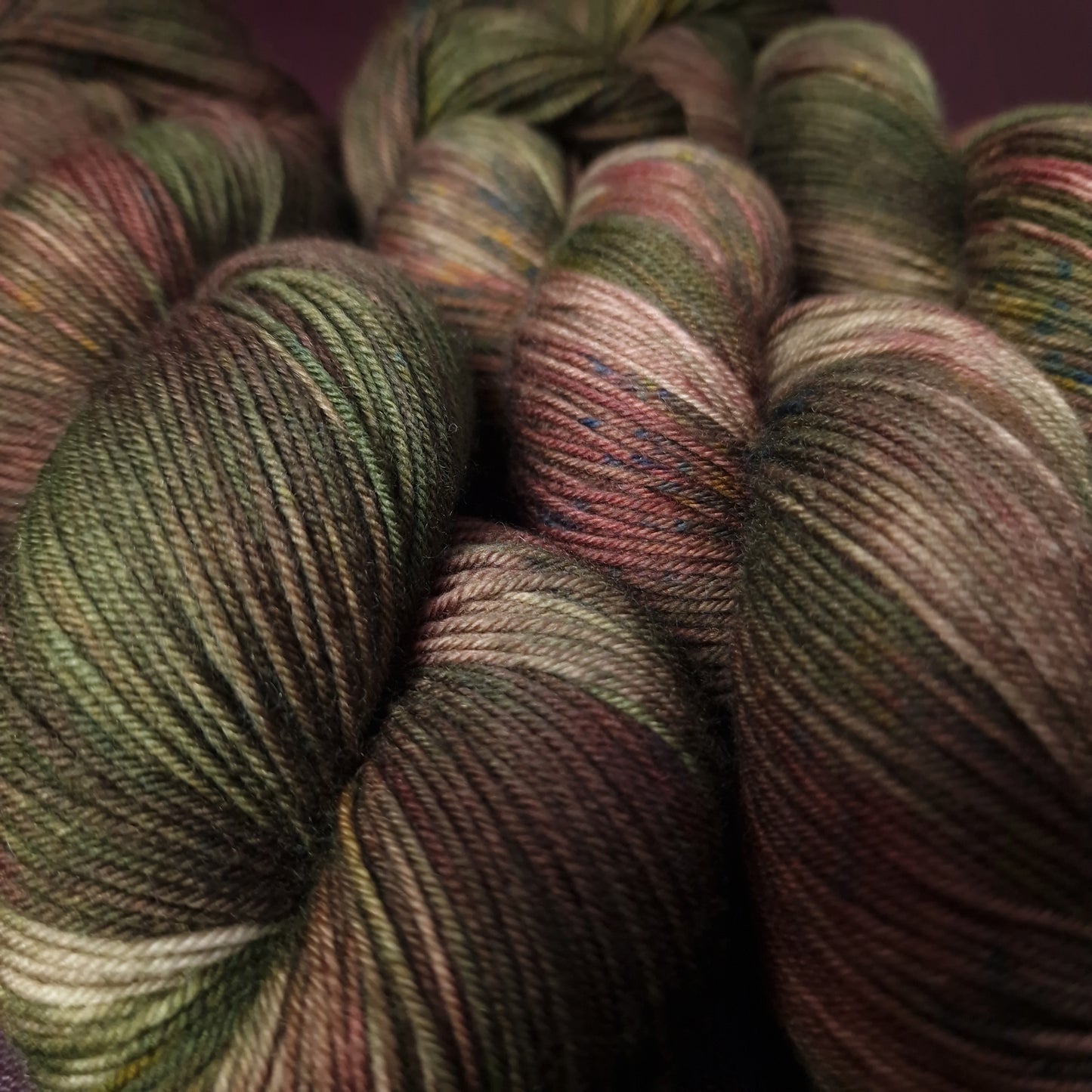 Hand dyed yarn ~ Purple Artichoke ***Dyed to order ~ Sock, Merino Singles, DK, Aran, Mohair Silk