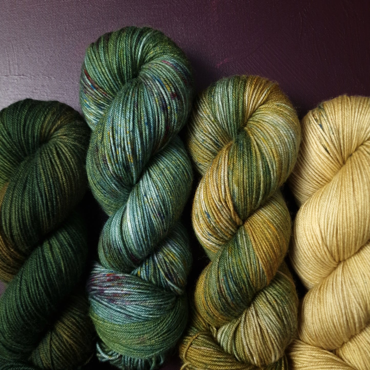 Hand dyed yarn Set ~ Wonders Of Nature ***Dyed to order ~ Sock, Merino Singles, DK, Aran, Mohair Silk
