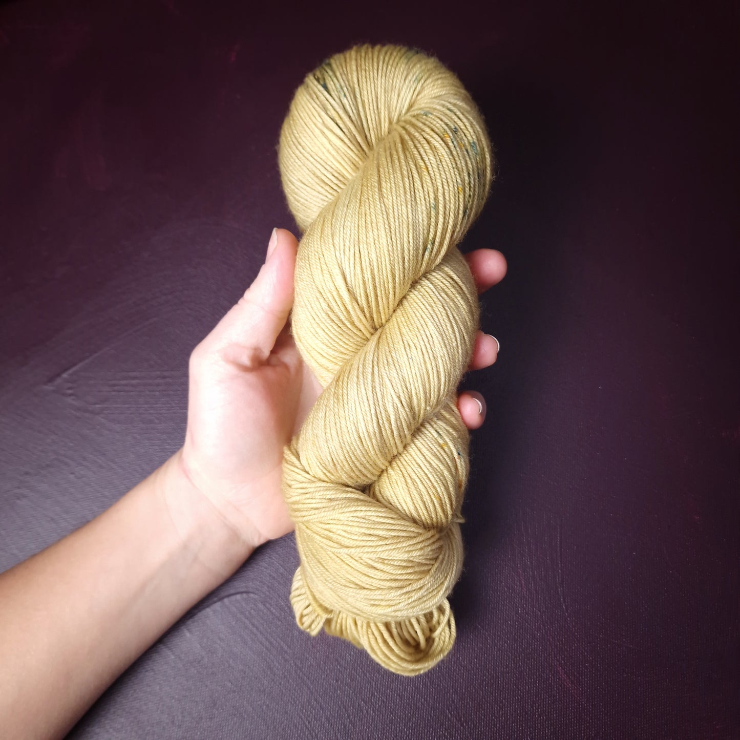 Hand dyed yarn ~ Pale Gold ***Dyed to order ~ Sock, Merino Singles, DK, Aran, Mohair Silk