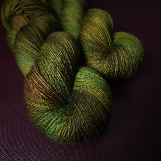 Hand dyed yarn ~ Enchanted Forest ***Dyed to order ~ Sock, Merino Singles, DK, Aran, Mohair Silk