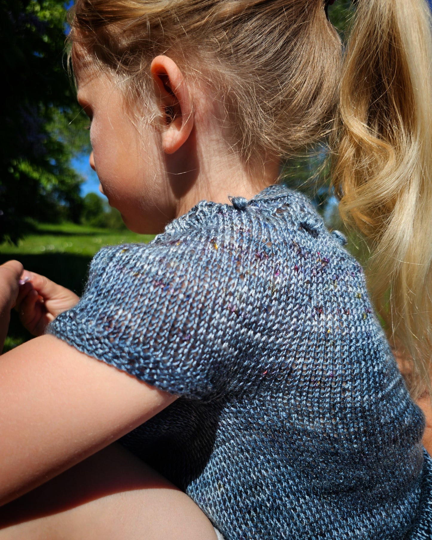 KNITTING PATTERN, Snowflake tee, Beginner Friendly Kids Knitwear Tee PDF Tutorial, Vegan Yarn Summer T-Shirt, Draped Top, Easy Sweater Shirt