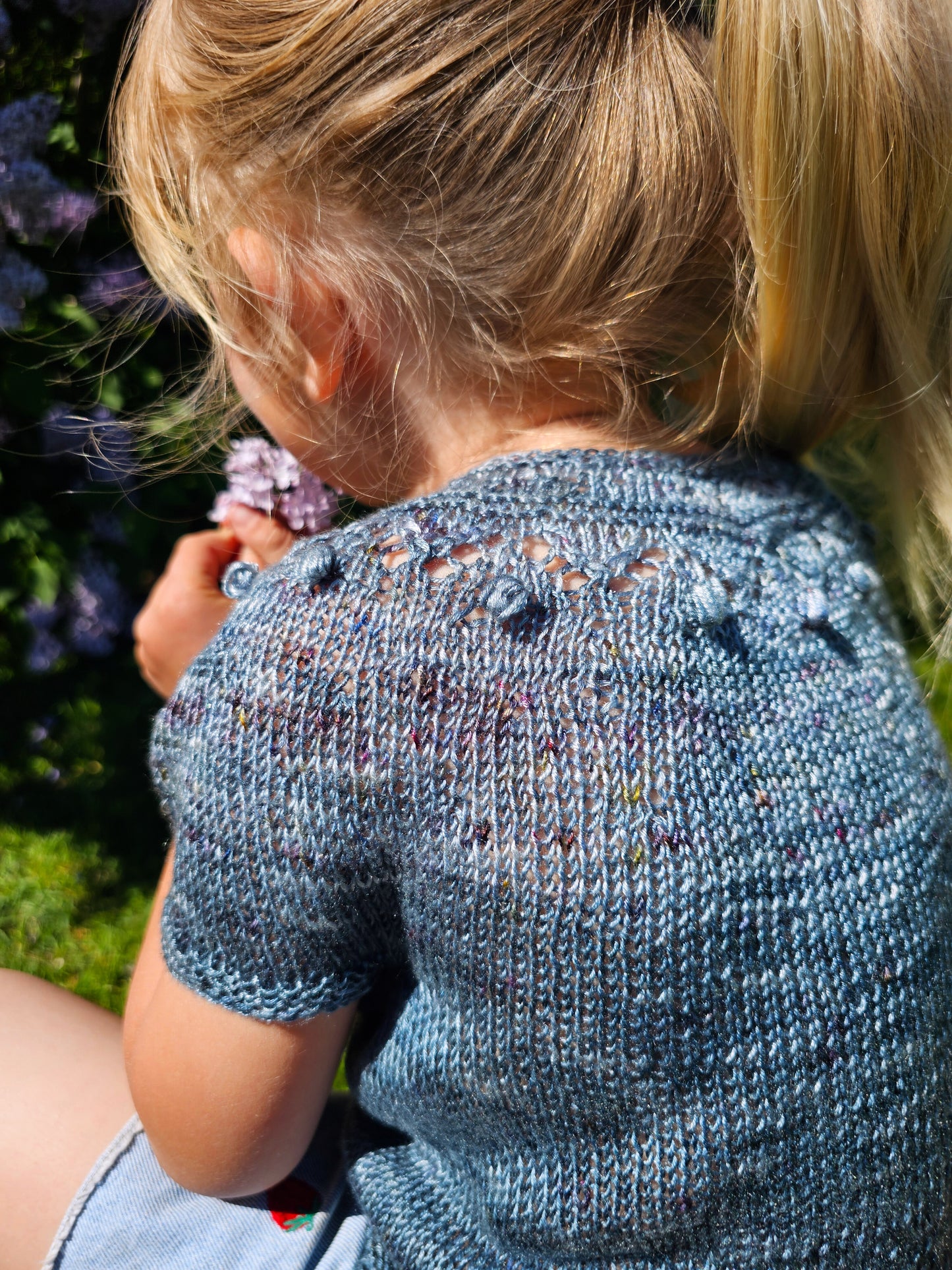 KNITTING PATTERN, Snowflake tee, Beginner Friendly Kids Knitwear Tee PDF Tutorial, Vegan Yarn Summer T-Shirt, Draped Top, Easy Sweater Shirt