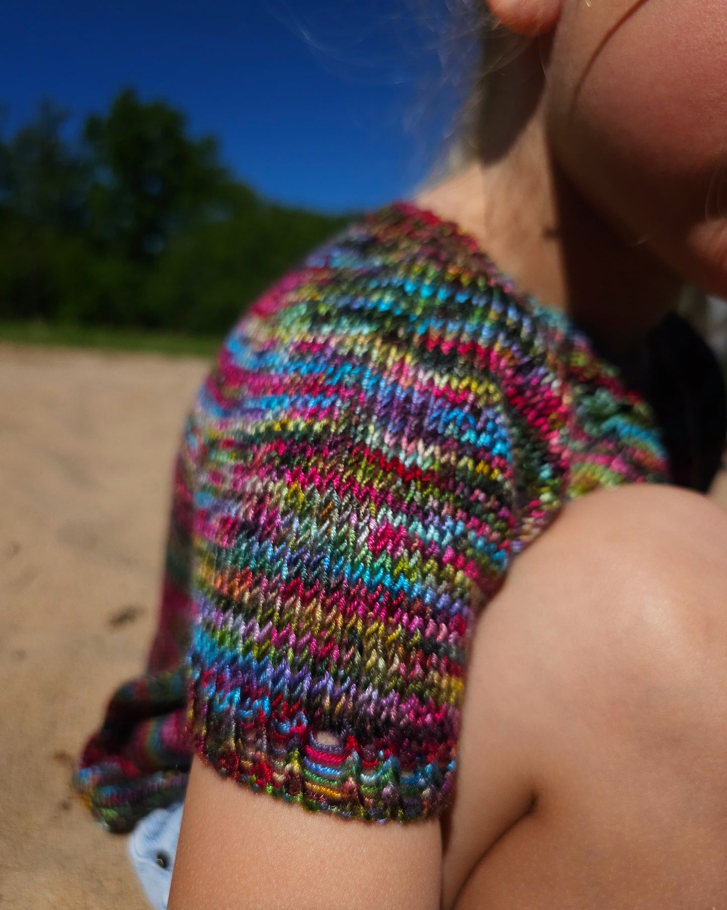 KNITTING PATTERN, Play time tee, Beginner Friendly Kids Knitwear Tee PDF Tutorial, Vegan Yarn Summer T-Shirt, Draped Top, Easy Sweater Shirt