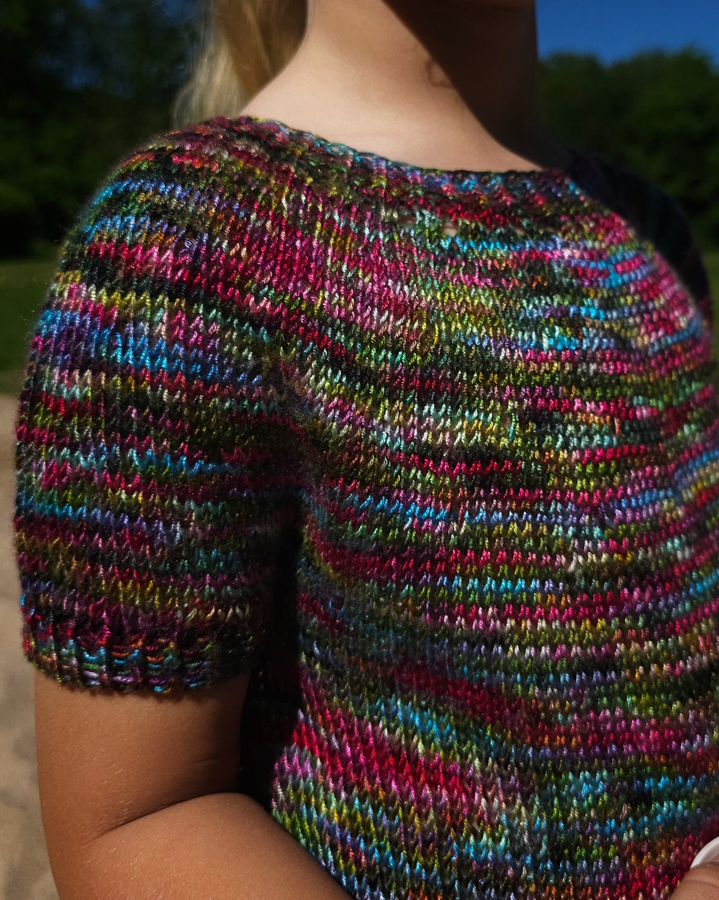 KNITTING PATTERN, Play time tee, Beginner Friendly Kids Knitwear Tee PDF Tutorial, Vegan Yarn Summer T-Shirt, Draped Top, Easy Sweater Shirt