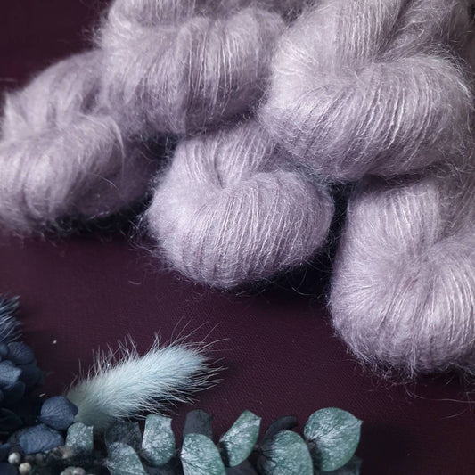 Hand dyed yarn ~ Mauve Desert ***Dyed to order ~ Sock, Merino Singles, DK, Aran, Mohair Silk
