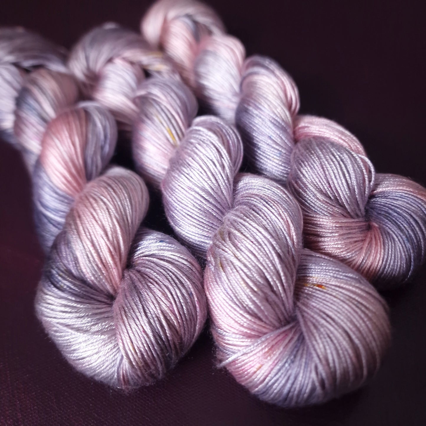 Hand dyed yarn ~ Unicorn Fairy ***Dyed to order ~ fingering / DK weight tencel OR bamboo yarn, vegan, hand painted