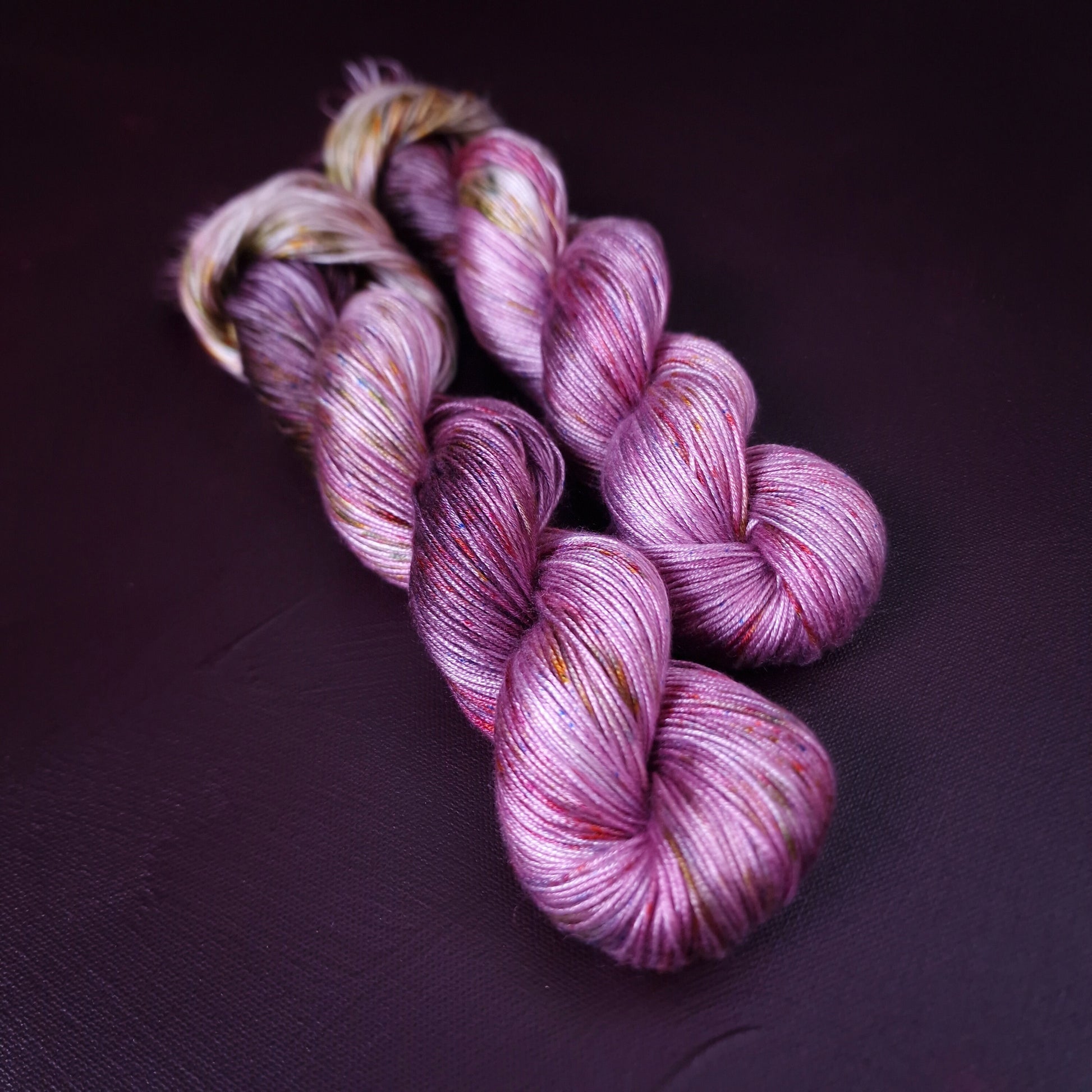 Hand dyed yarn ~ Candy Factory *** Dyed to order ~ fingering / DK weight tencel OR bamboo yarn, vegan, hand painted