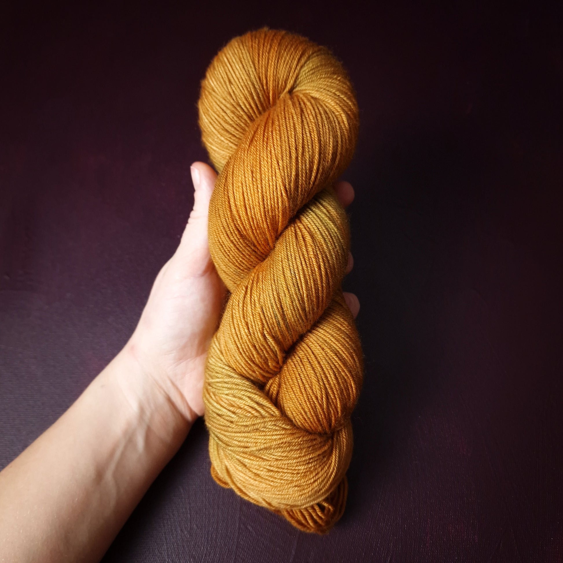 Hand dyed yarn ~ Mustard Seed ***Dyed to order ~ Sock, Merino Singles, DK, Aran, Mohair Silk