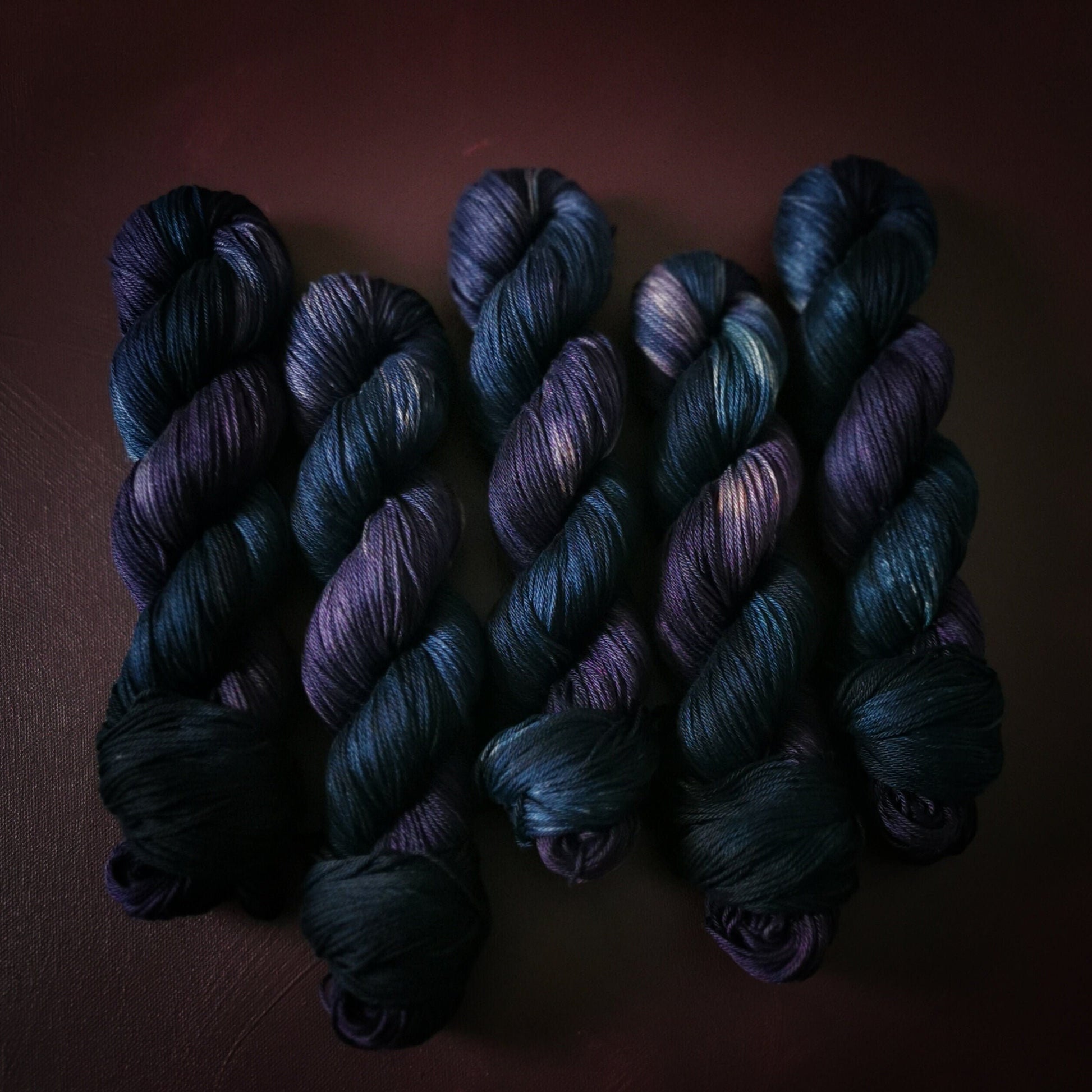 Hand dyed yarn ~ Prince Charming *** Dyed to order ~ tencel, bamboo, fingering, DK, vegan, hand painted