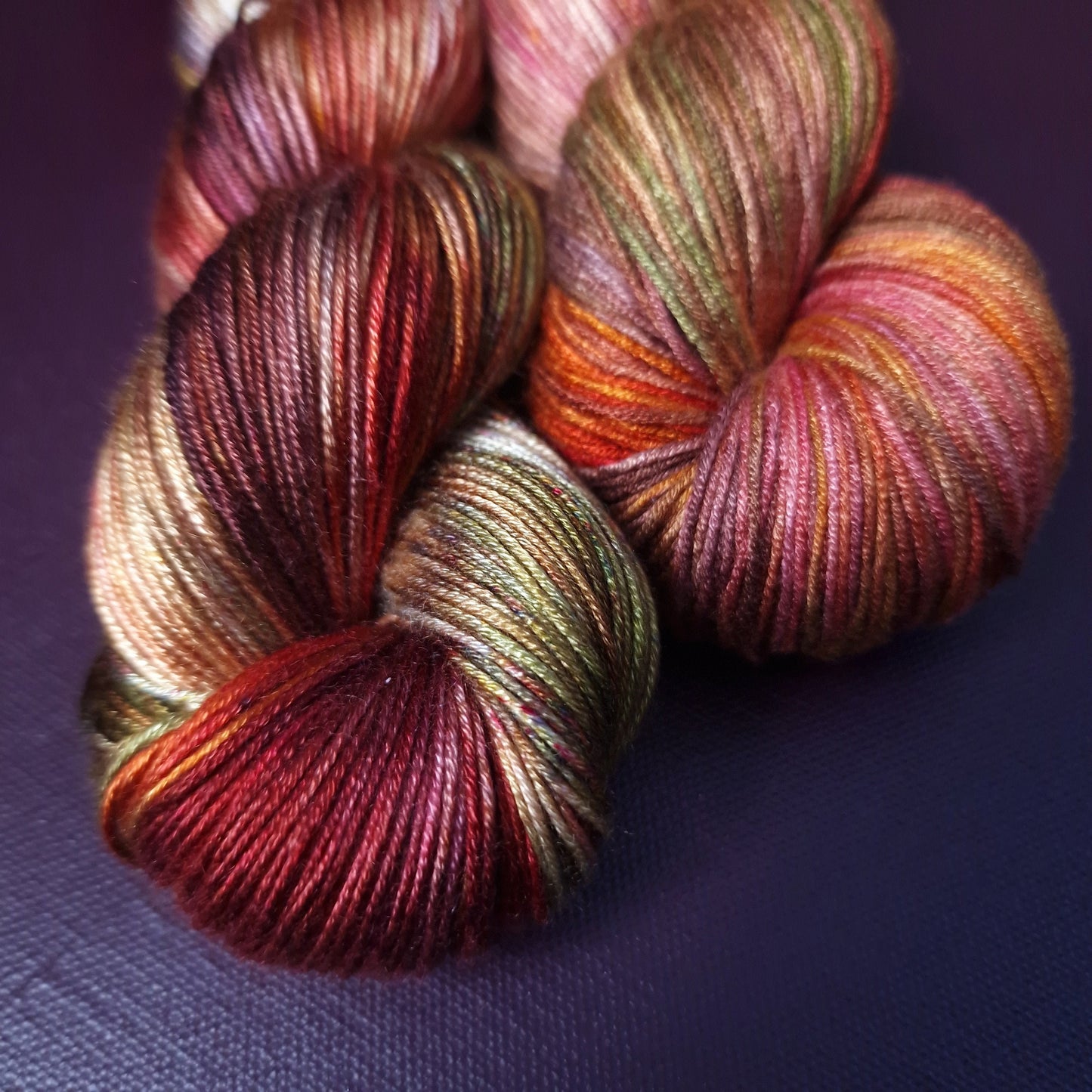 Hand dyed yarn ~ Claude M. Collection ~ Peaches ***Dyed to order ~ fingering / DK weight tencel OR bamboo yarn, vegan