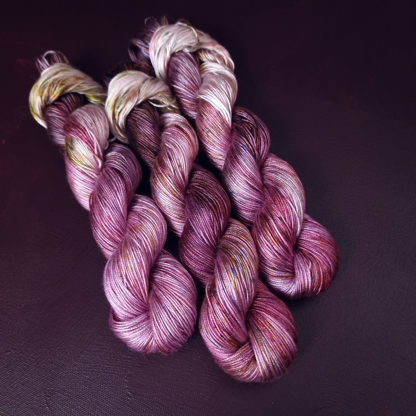 Hand dyed yarn ~ Candy Factory *** Dyed to order ~ fingering / DK weight tencel OR bamboo yarn, vegan, hand painted