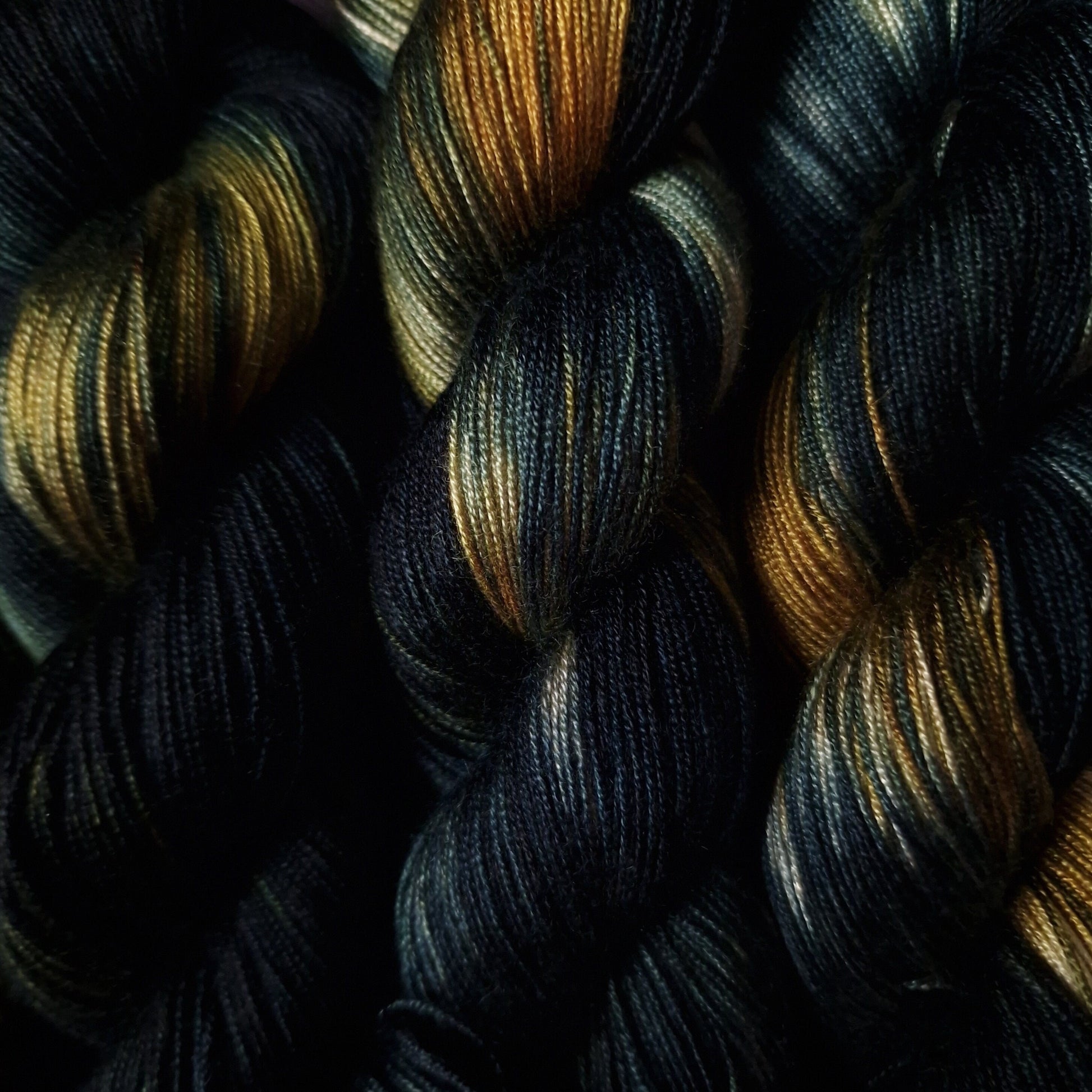 Hand dyed yarn ~ Shooting Star *** Dyed to order ~ fingering / DK weight tencel OR bamboo yarn, vegan, hand painted