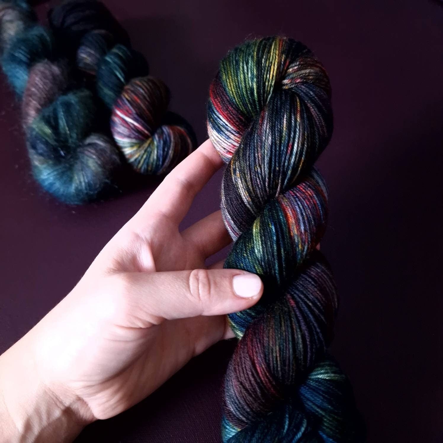 Hand dyed yarn ~ Glow In The Dark ***Dyed to order ~ Sock, Merino Singles, DK, Aran, Mohair Silk