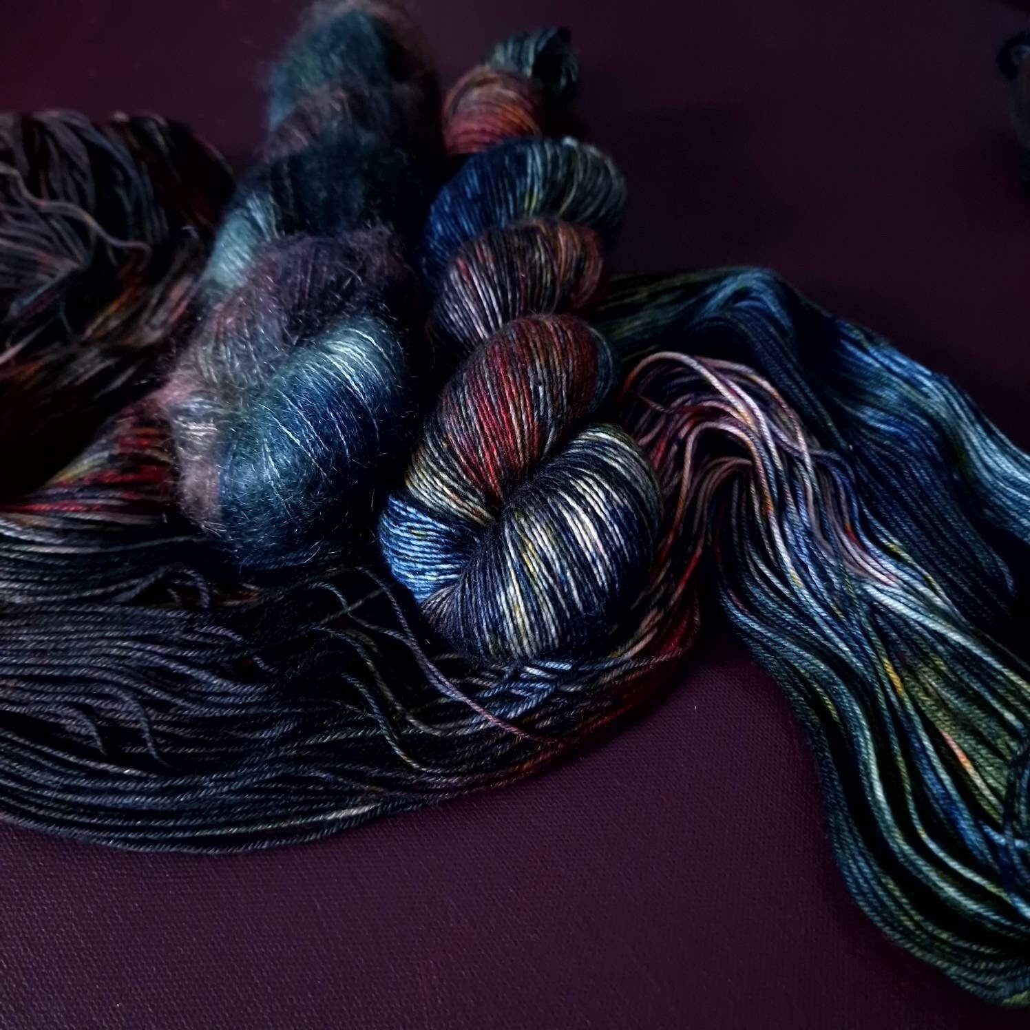 Hand dyed yarn ~ Glow In The Dark ***Dyed to order ~ Sock, Merino Singles, DK, Aran, Mohair Silk