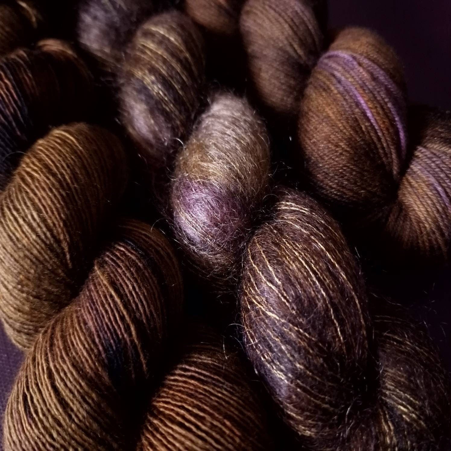 Hand dyed yarn ~ Warm Embrace***Dyed to order ~ Sock, Merino Singles, DK, Aran, Mohair Silk